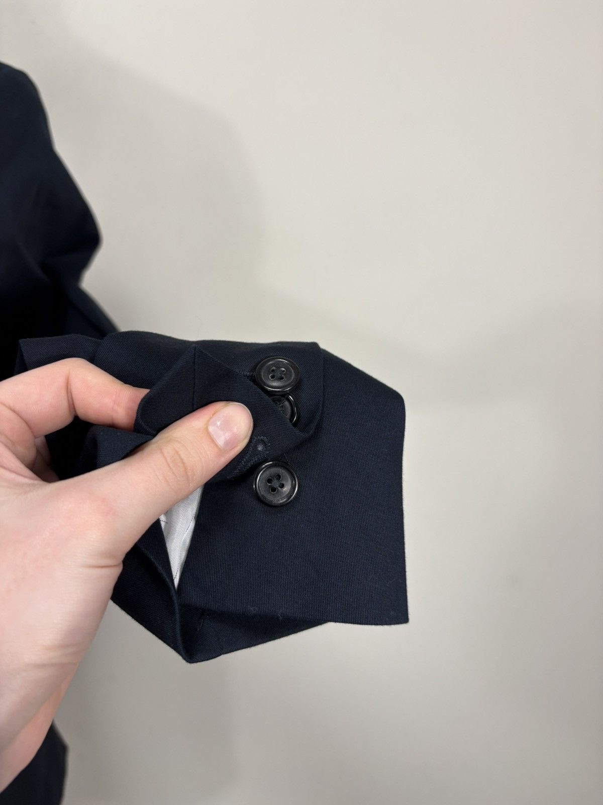 Grifoni Mauro Grifoni Men’s Navy Blue 2-Piece Cotton Stretch Suit Size 42R - 8 Thumbnail