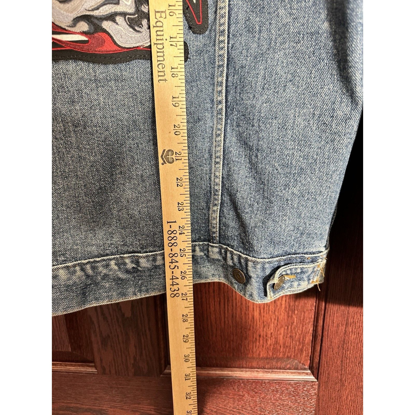 Levi's Levi’s 70507 Y2K Custom Biker Denim Iron Cross Patch M Size US M / EU 48-50 / 2 - 6 Thumbnail