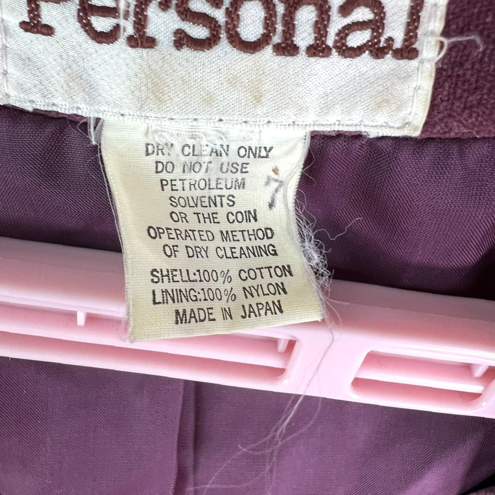 Vintage VINTAGE Personal Blazer Shirt Women 7 Purple 80s Designer Notch Lapel Single-Breasted Tailored Jacket Regular Size 7 Mauve US Seller Size M / US 6-8 / IT 42-44 - 5 Thumbnail