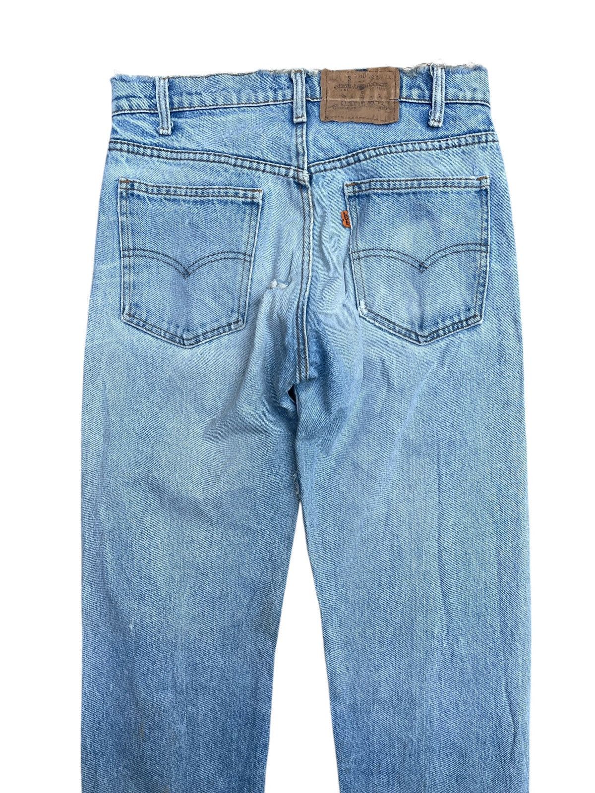 Levi's Vtg 70s Levi’s 505 Orange Tab - Talon Zip - Light Wash Denim Size US 31 - 4 Thumbnail