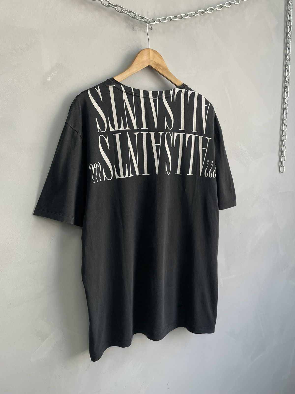 Allsaints All saints Over print y2k monogram t shirt Size US L / EU 52-54 / 3 - 8 Thumbnail