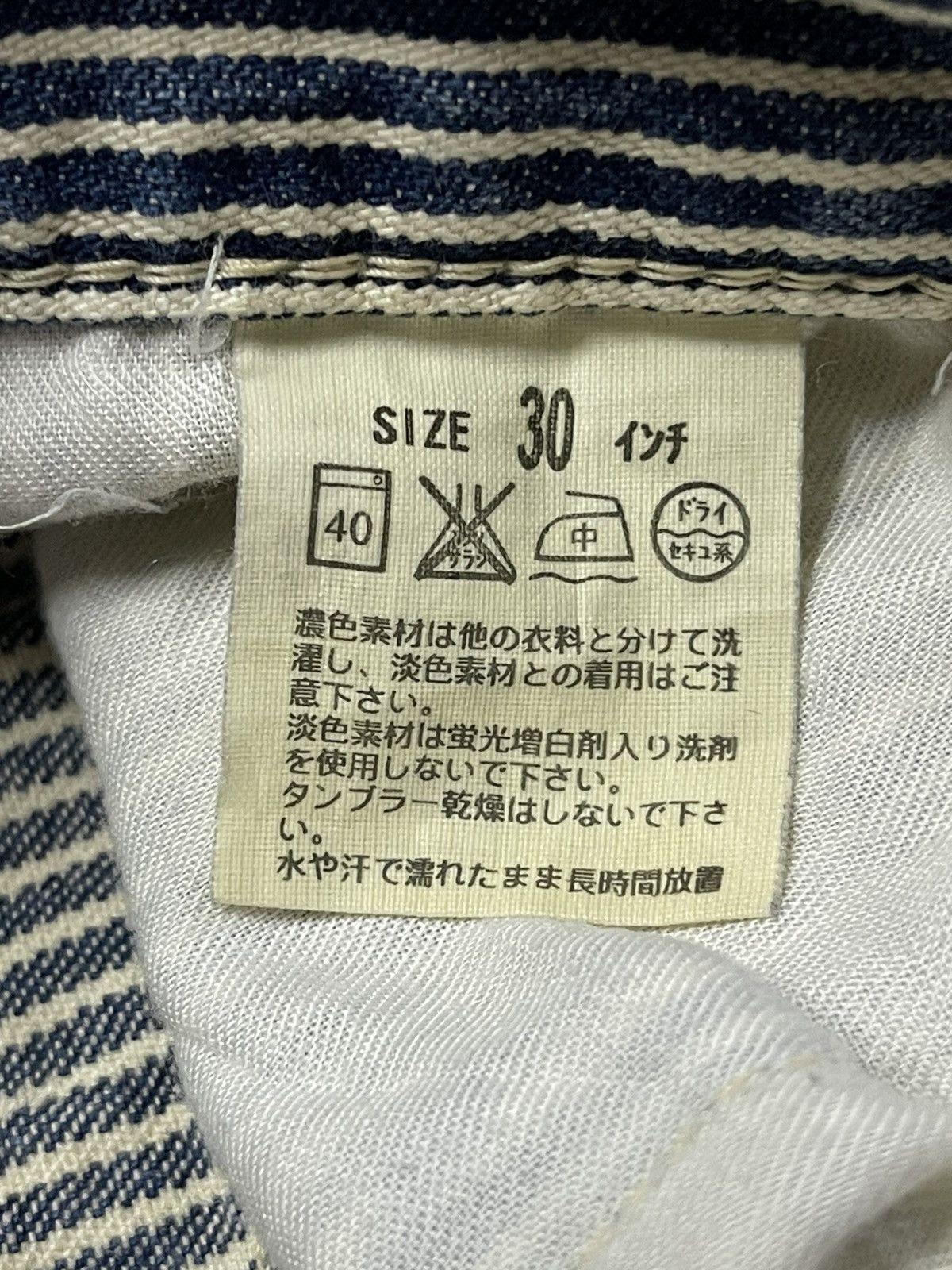 Levi's Levis Jeans White Stripe Vintage Straightcut Size US 30 / EU 46 - 21 Thumbnail