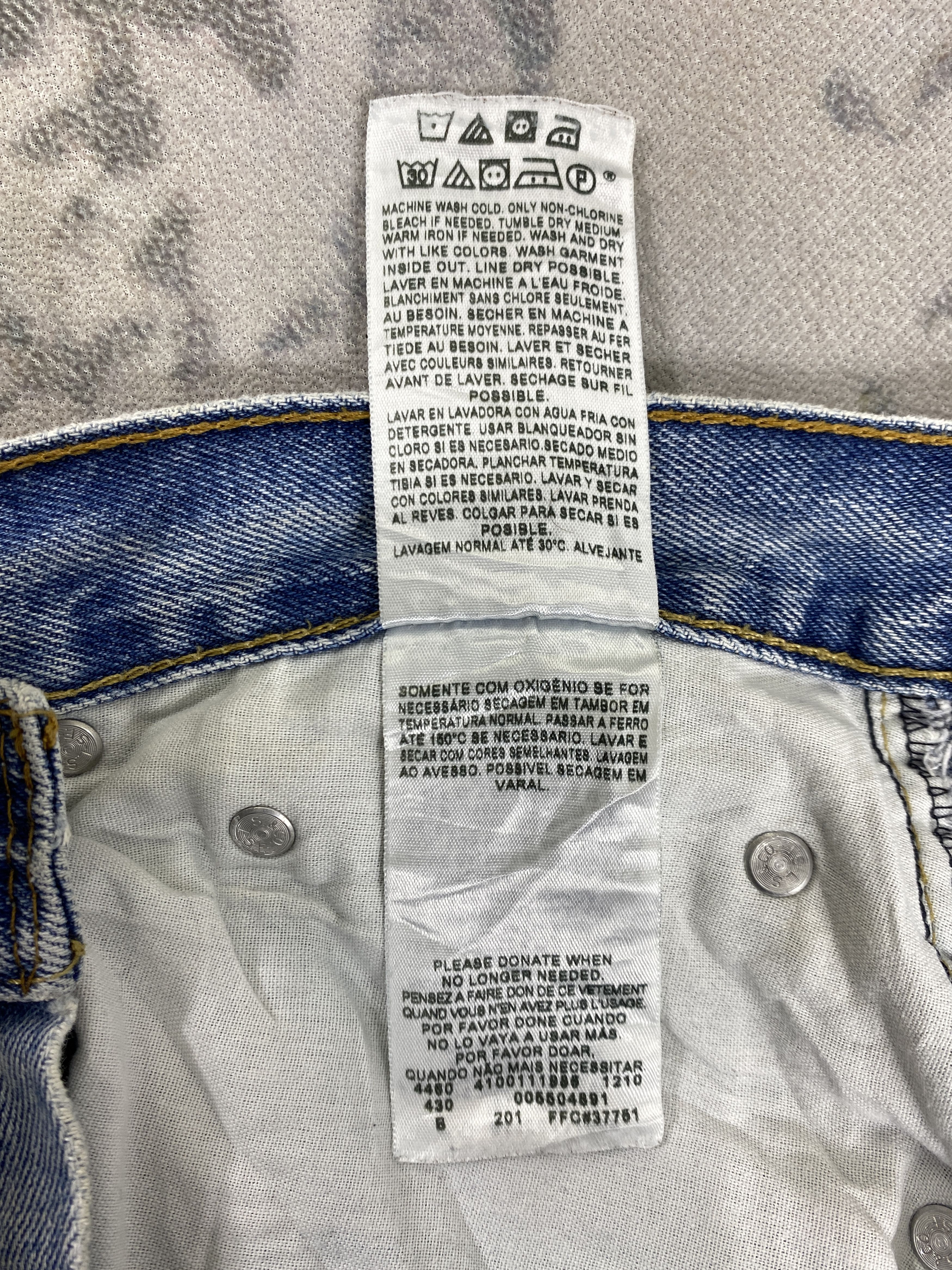 Levi's Light Wash Vintage Levi's 550 Relaxed Fit Denim 36x35 -JN652 Size US 36 / EU 52 - 11 Thumbnail