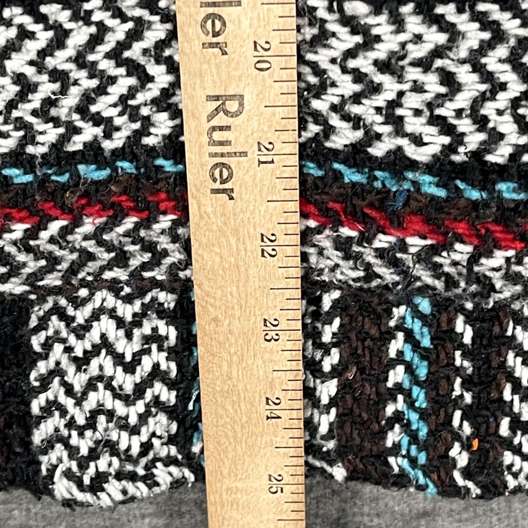 KangaROOS Baja Joe Hoodie Mens XL Black White Stripe Pullover Kangaroo Pocket Multicolor Accent Size US XL / EU 56 / 4 - 4 Thumbnail