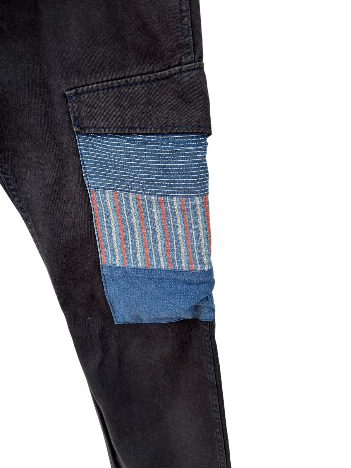 Vintage Vintage Swing Incomp Japan Hybrid Fade Black Cargo Trouser Size US 32 / EU 48 - 12 Thumbnail