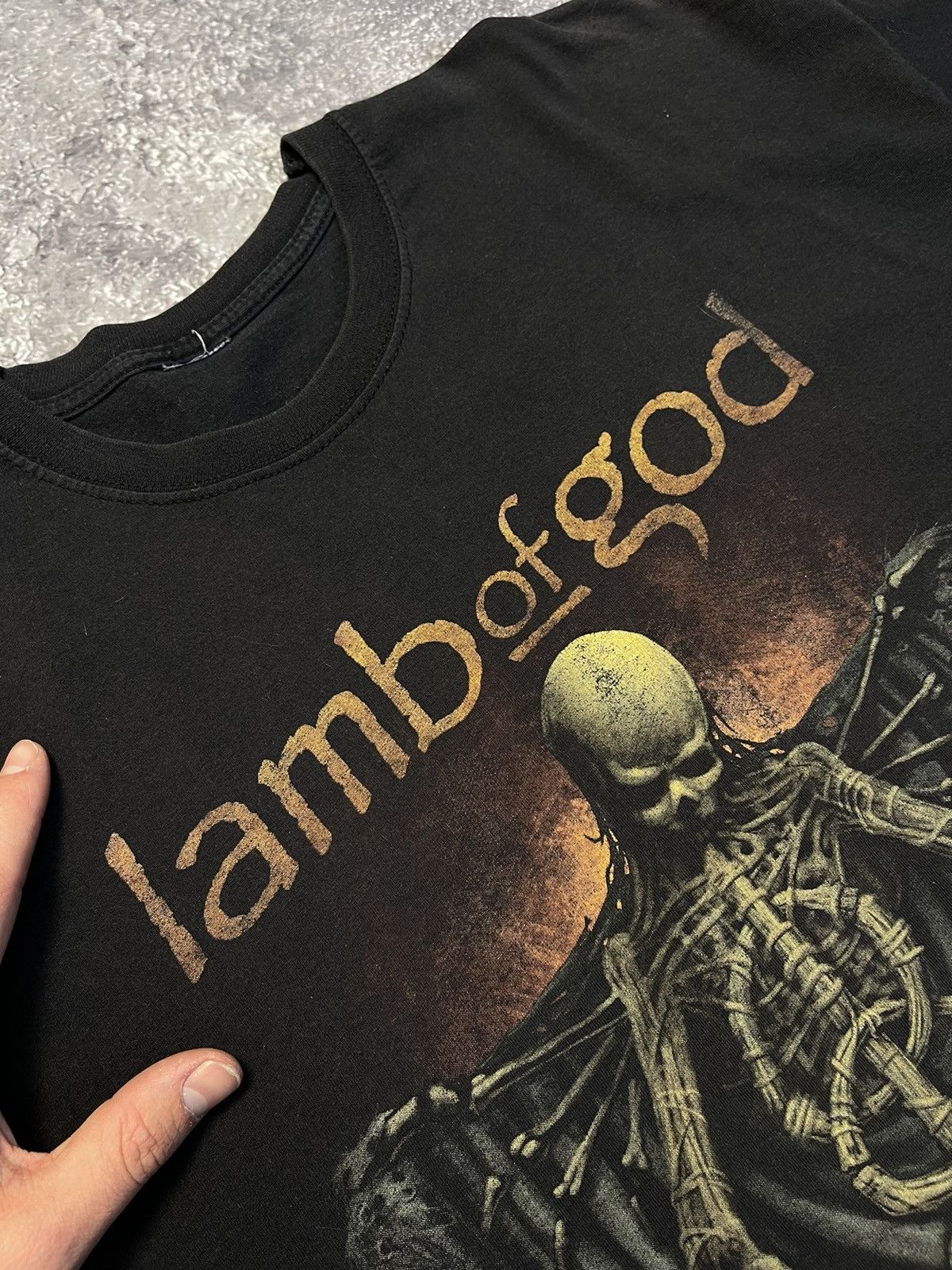 Band Tees Vintage 2009 Lamb Of God T Shirt faded tee Size US L / EU 52-54 / 3 - 3 Thumbnail