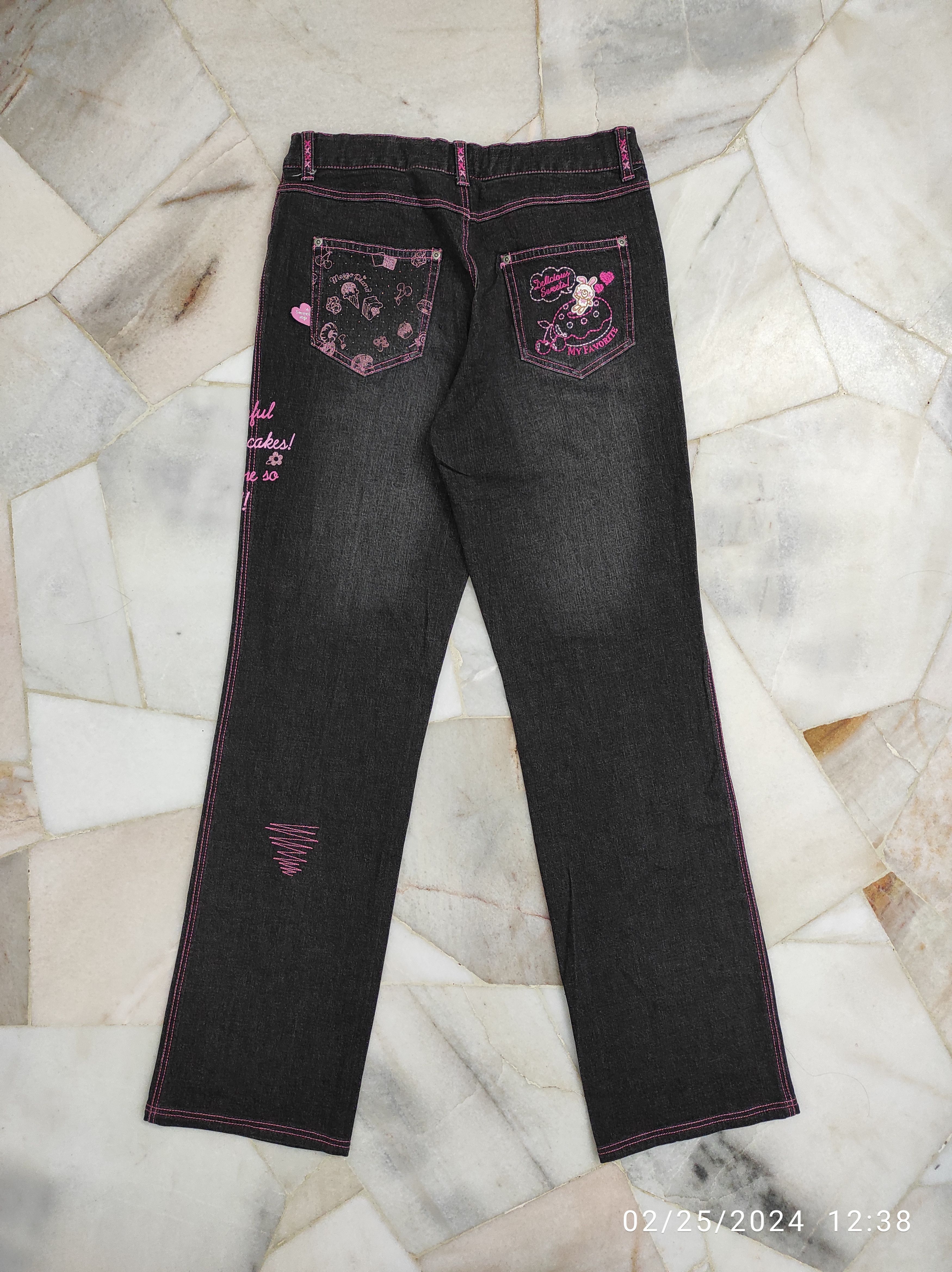 Japanese Brand Fw2000 I LOVE MEZZO PIANO JEANS Size 28" / US 6 / IT 42 - 17 Thumbnail