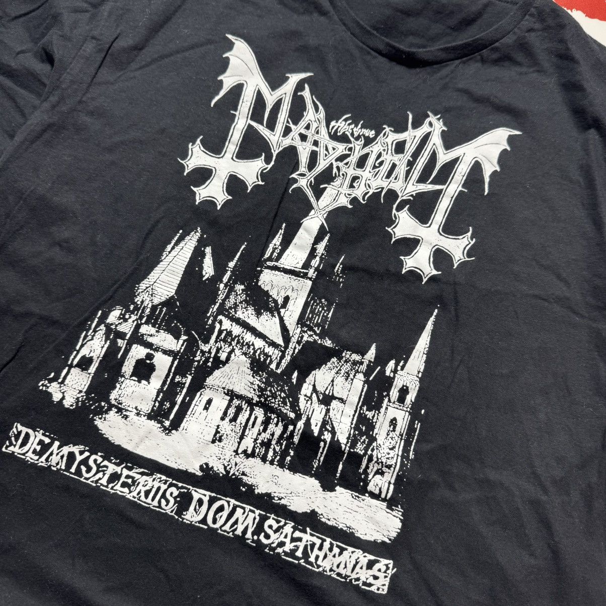 Band Tees Mayhem De Mysteriis Dom Sathanas Punk Rock T-Shirt Japan Size US M / EU 48-50 / 2 - 2 Thumbnail