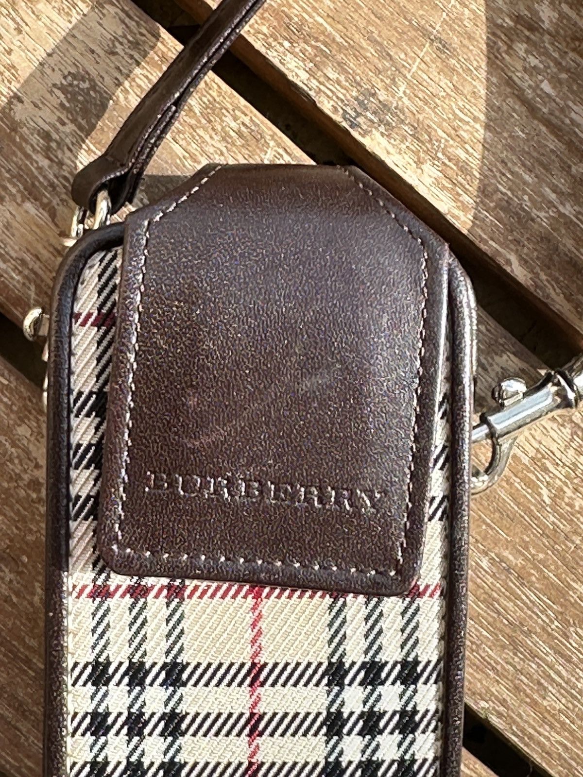 Burberry Burberry Nova Check Mini Pouch / Beige-Brown Size ONE SIZE - 3 Thumbnail