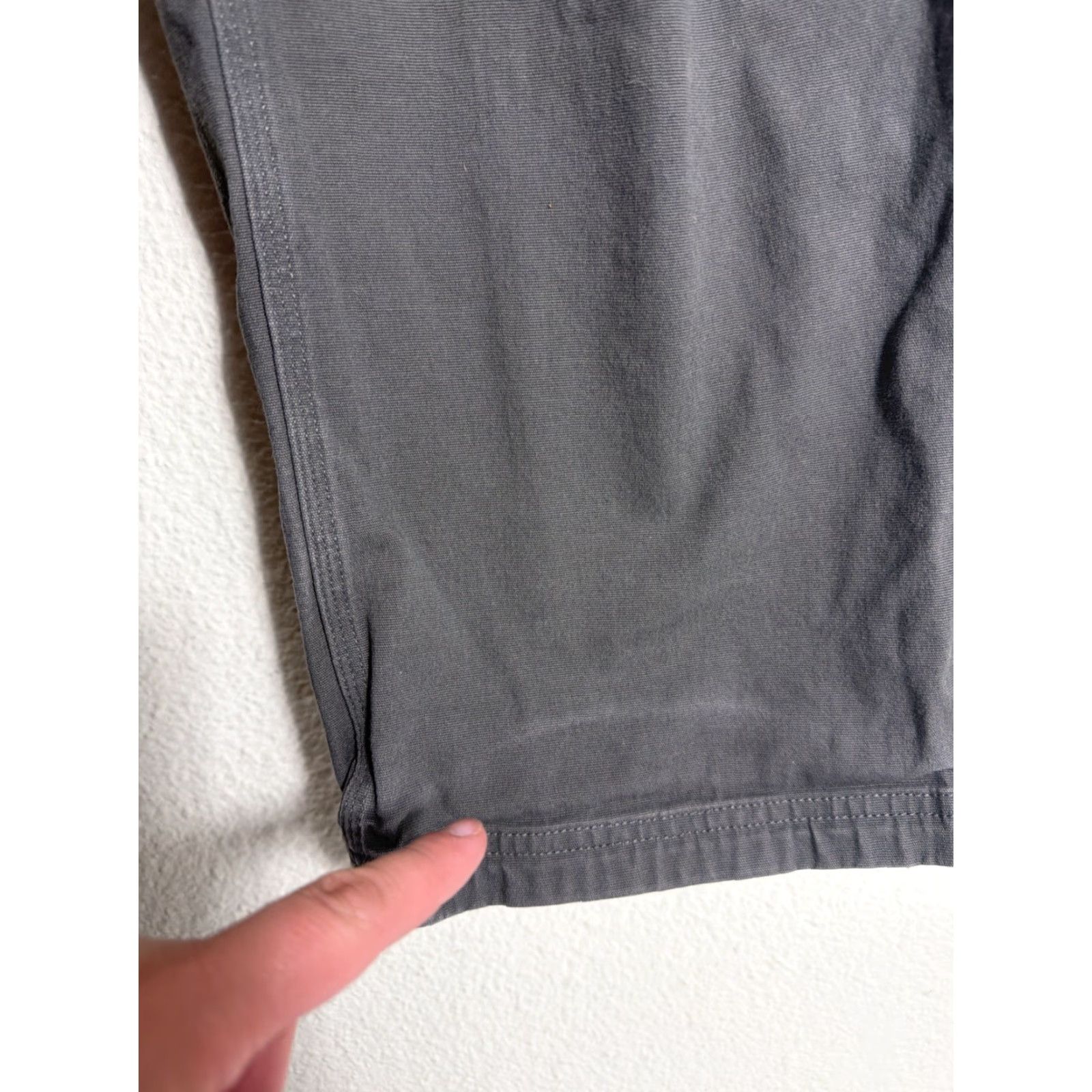 Olive Duluth Flex Fire Hose Pants Olive Green Mens 40x30 Stains Size US 40 / EU 56 - 3 Thumbnail