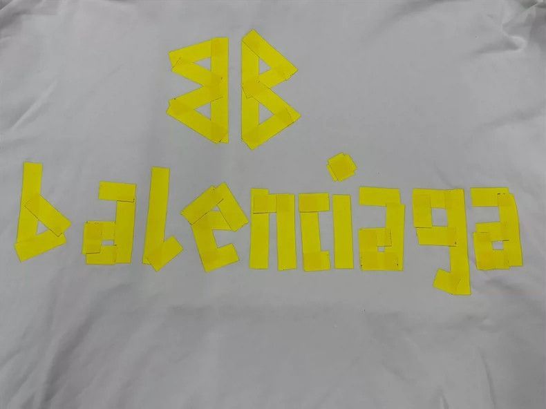 Balenciaga Balenciaga Tape Hoodie with Logo Design-2505 Size US XL / EU 56 / 4 - 3 Thumbnail