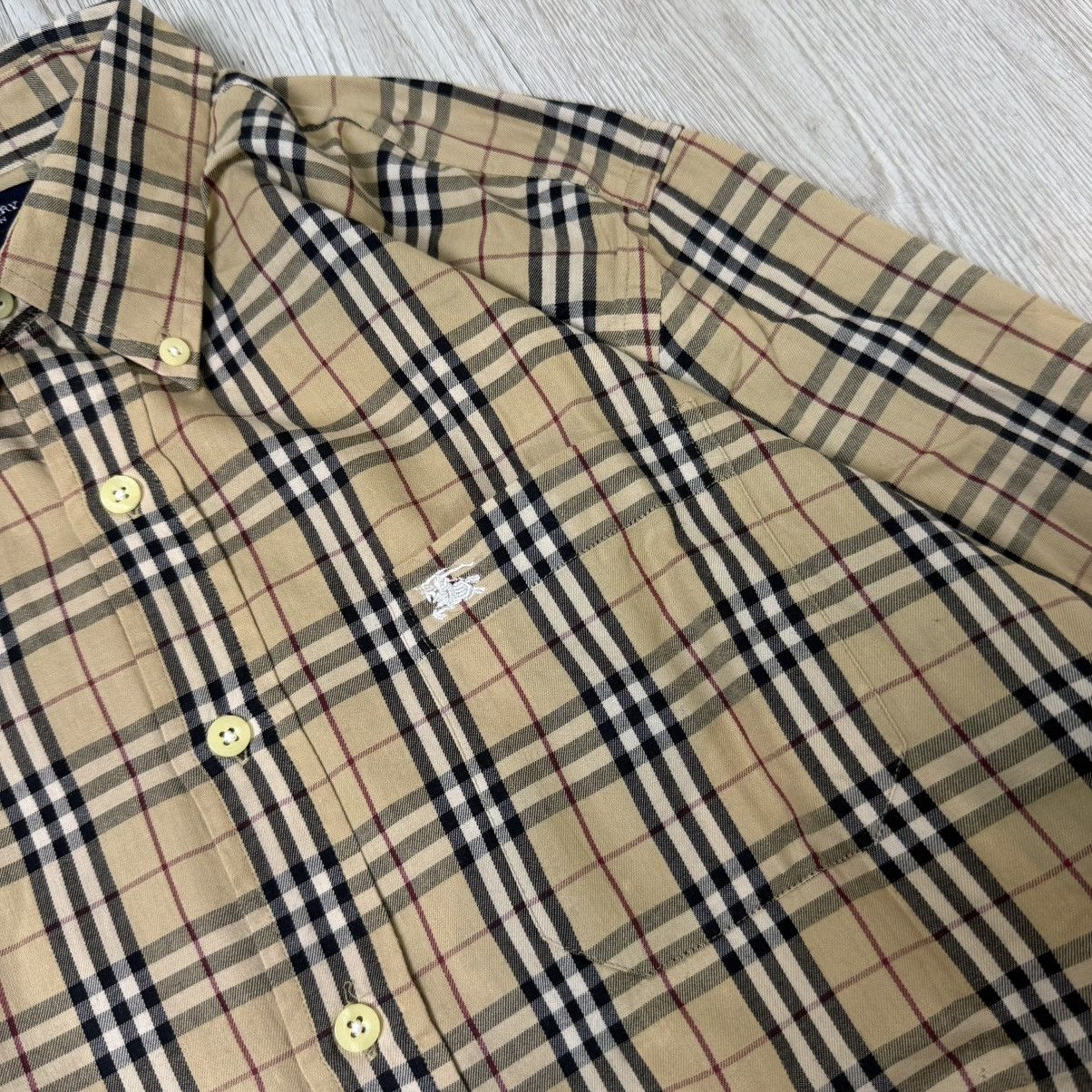 Burberry BURBERRY nova check long button up shirt Size US L / EU 52-54 / 3 - 4 Thumbnail