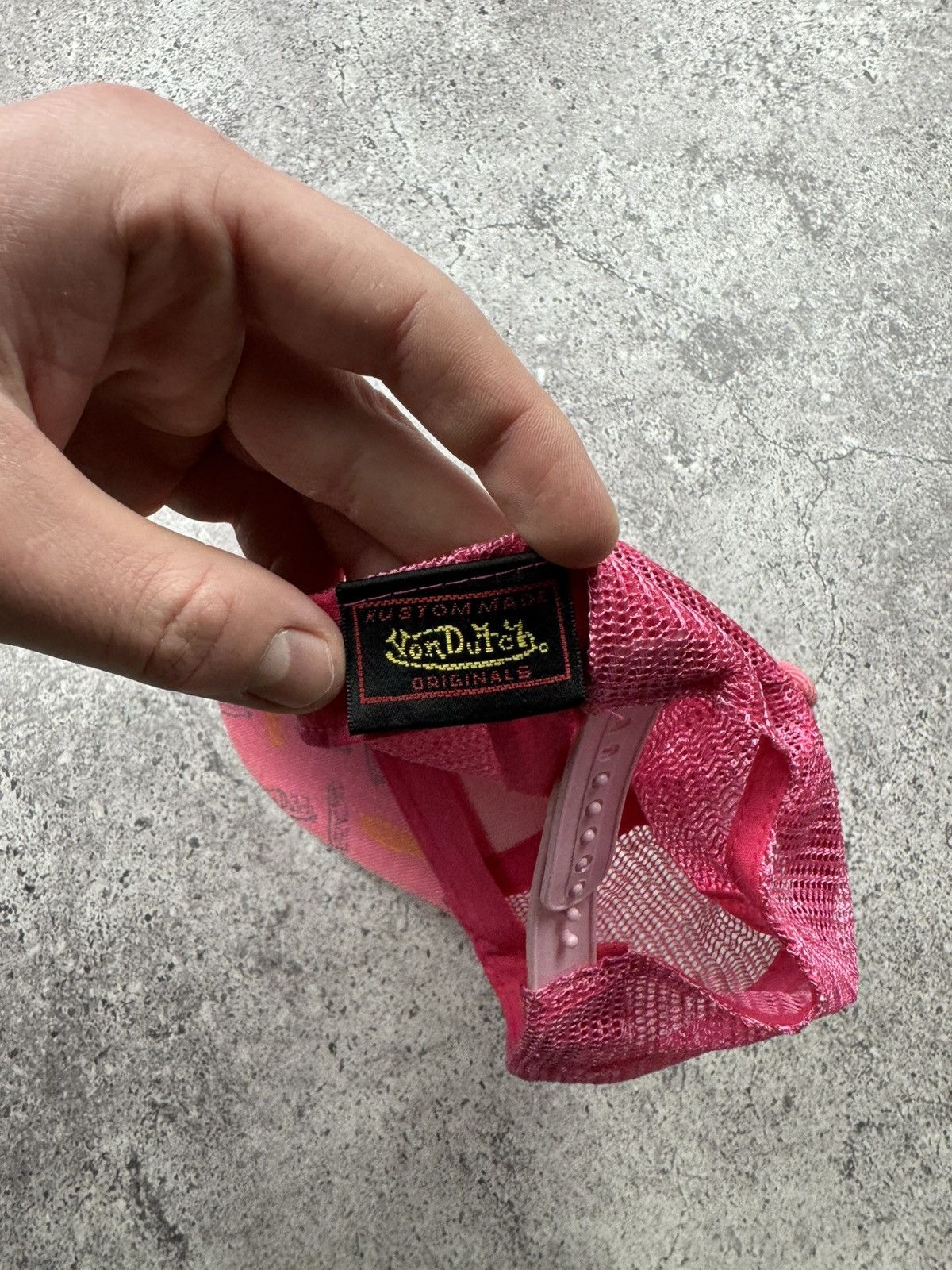 Von Dutch VINTAGE VON DUTCH Y2K PINK FADED RARE CAP 2000s JAPANESSE Size ONE SIZE - 6 Thumbnail