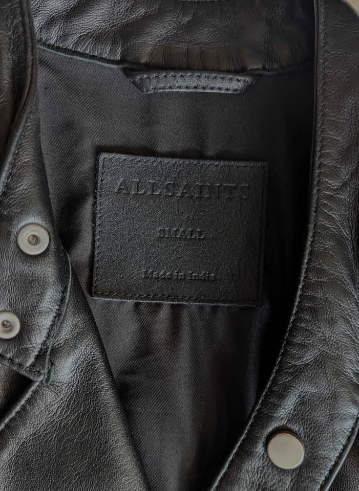 Allsaints All Saints Leather Jacket Size US S / EU 44-46 / 1 - 4 Thumbnail