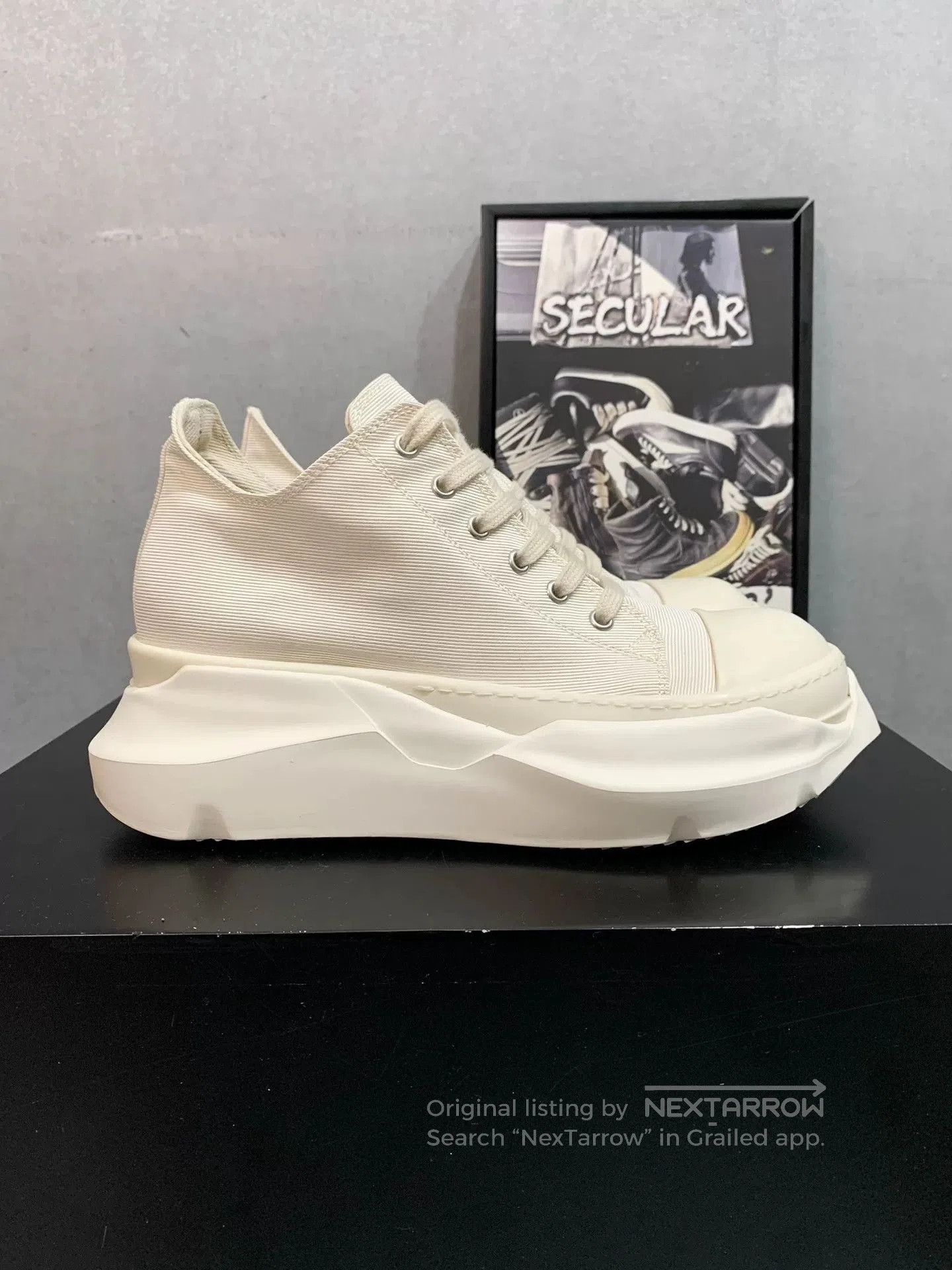 Rick Owens Rick Owens Thick Sole Low Top Sneakers. Size US 6 / EU 39 - 4 Thumbnail