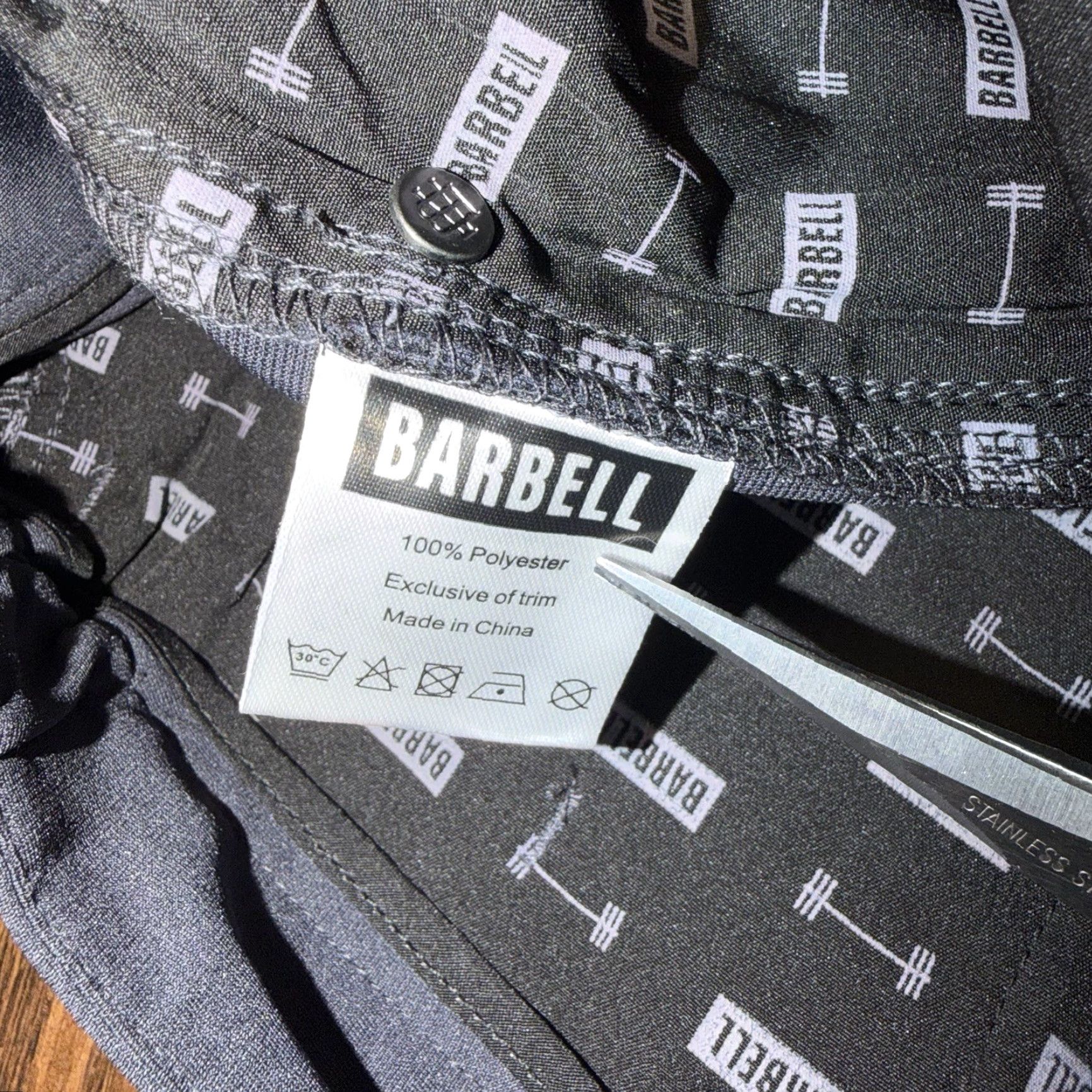 Vintage Barbell Men’s 34x31 Performance Pants Slim Fit Blue Size US 34 / EU 50 - 6 Thumbnail
