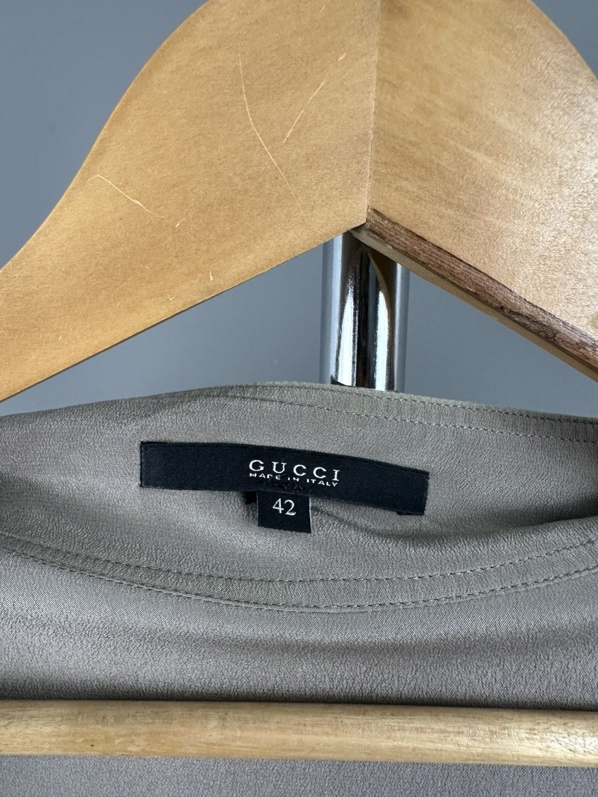 Gucci Gucci - Ready to Wear 2010 - Silk Zip Jacket Sleeve Stripes Size M / US 6-8 / IT 42-44 - 14 Thumbnail