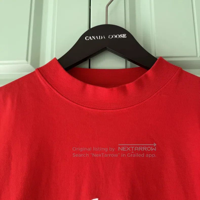 Balenciaga Balenciaga Red Short Sleeve T-Shirt Size US S / EU 44-46 / 1 - 6 Thumbnail