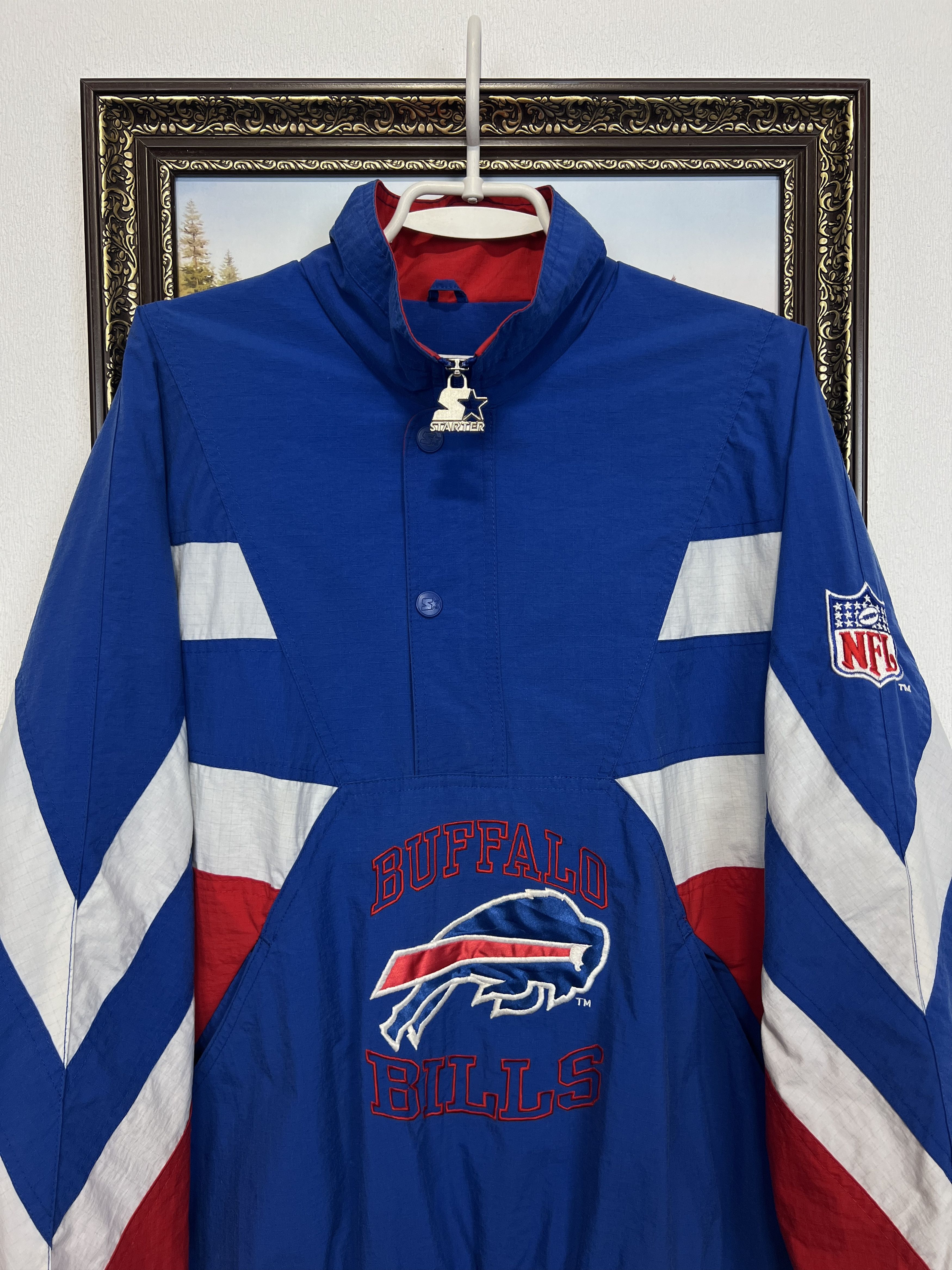 Starter Vintage 90's Buffalo Bills NFL Jacket Bomber Rare Hype Size US M / EU 48-50 / 2 - 2 Thumbnail