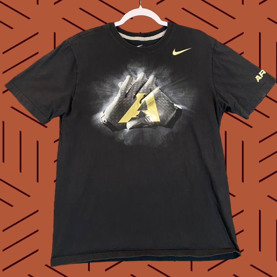 Nike Nike Army T-Shirt Men Large Short Sleeve Black Football Graphic 2010s Size US L / EU 52-54 / 3 - 1 Thumbnail
