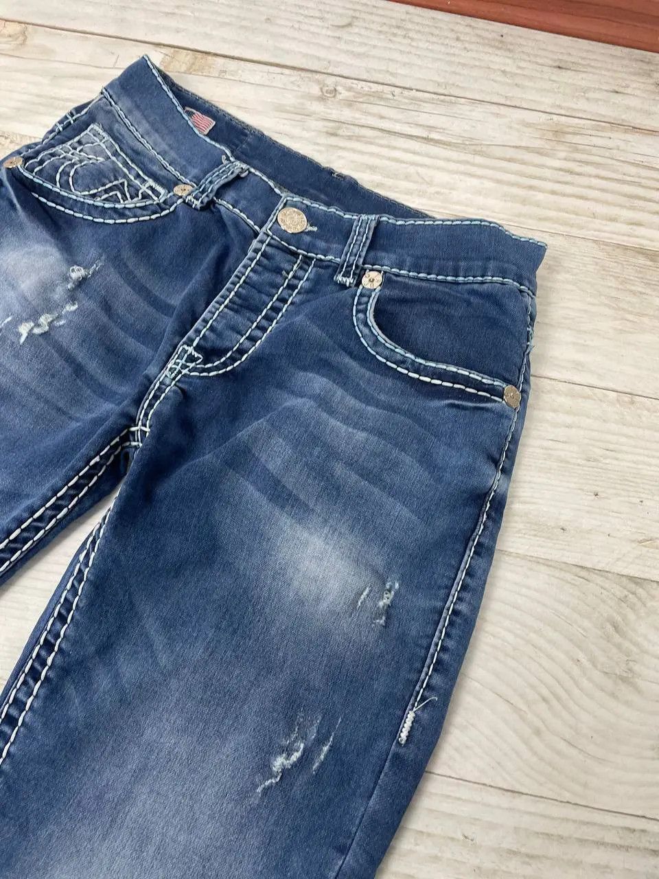 True Religion Vintage True Religion Straight Denim Jeans Japan Y2K Size US 34 / EU 50 - 12 Thumbnail