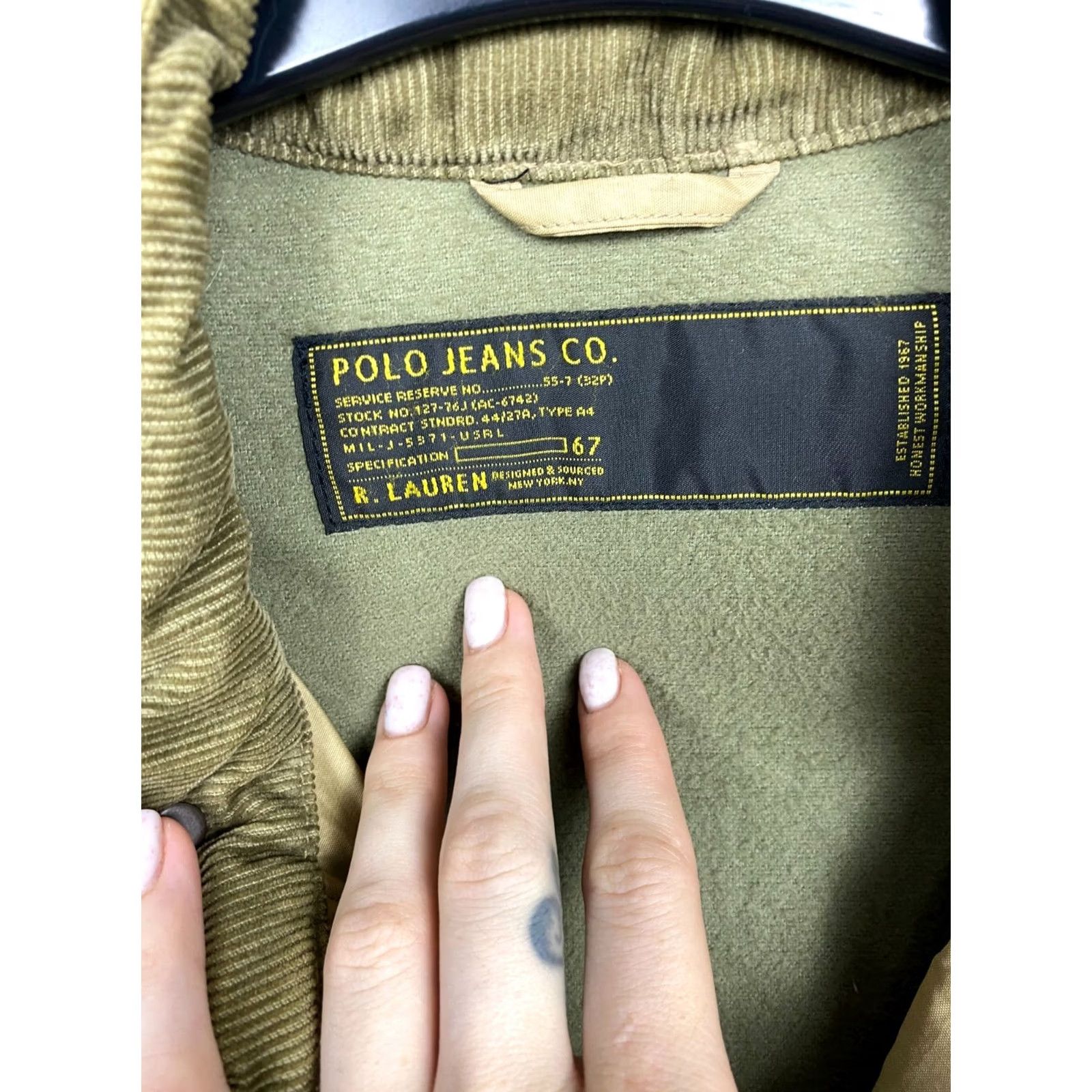 Polo Ralph Lauren VINTAGE Polo Ralph Lauren Jeans Co. Mens Nylon Vest L Beige Size US L / EU 52-54 / 3 - 5 Thumbnail