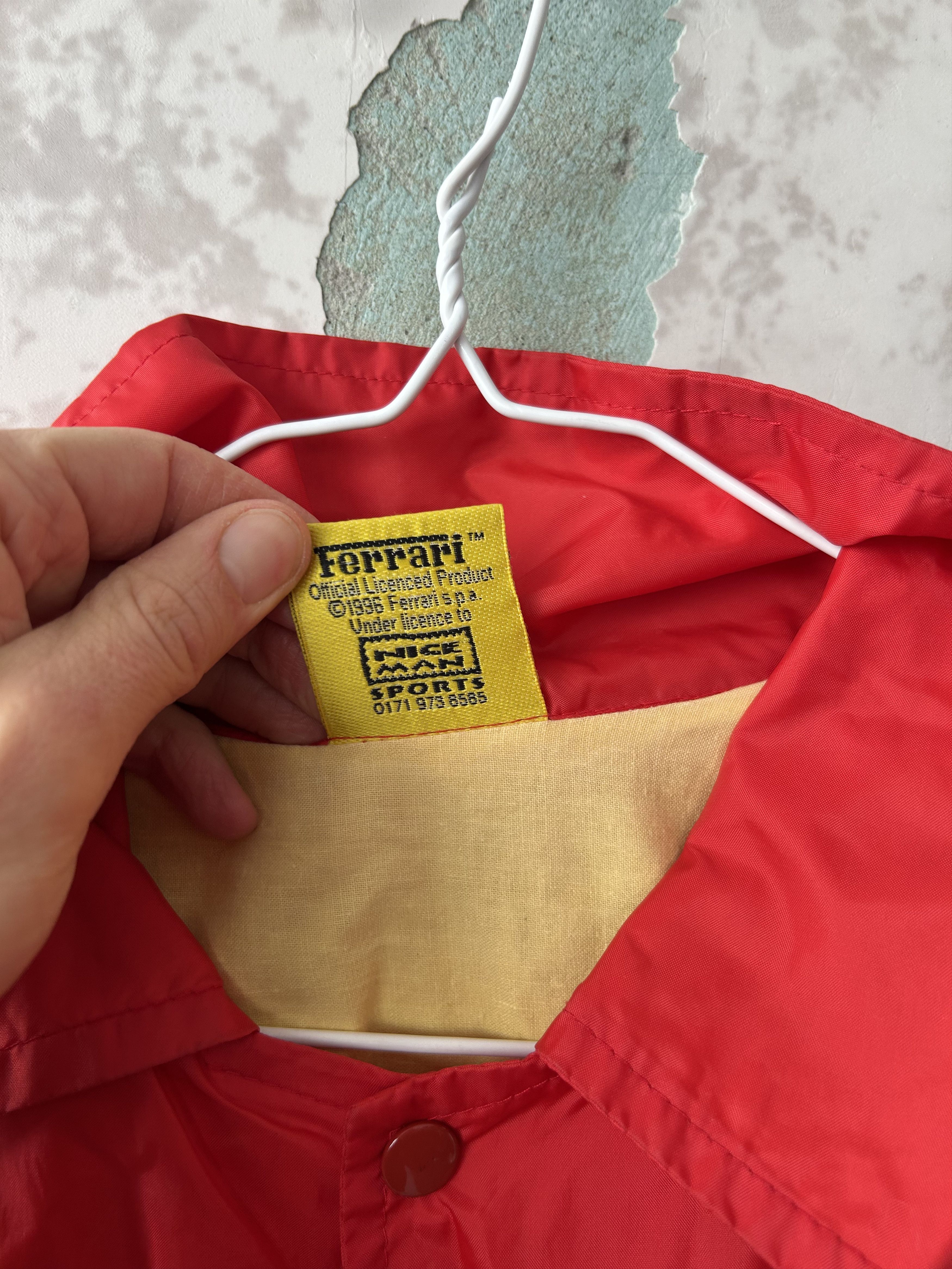 Ferrari Ferrari Vintage Racing Jacket Red Mens L Size US L / EU 52-54 / 3 - 5 Thumbnail