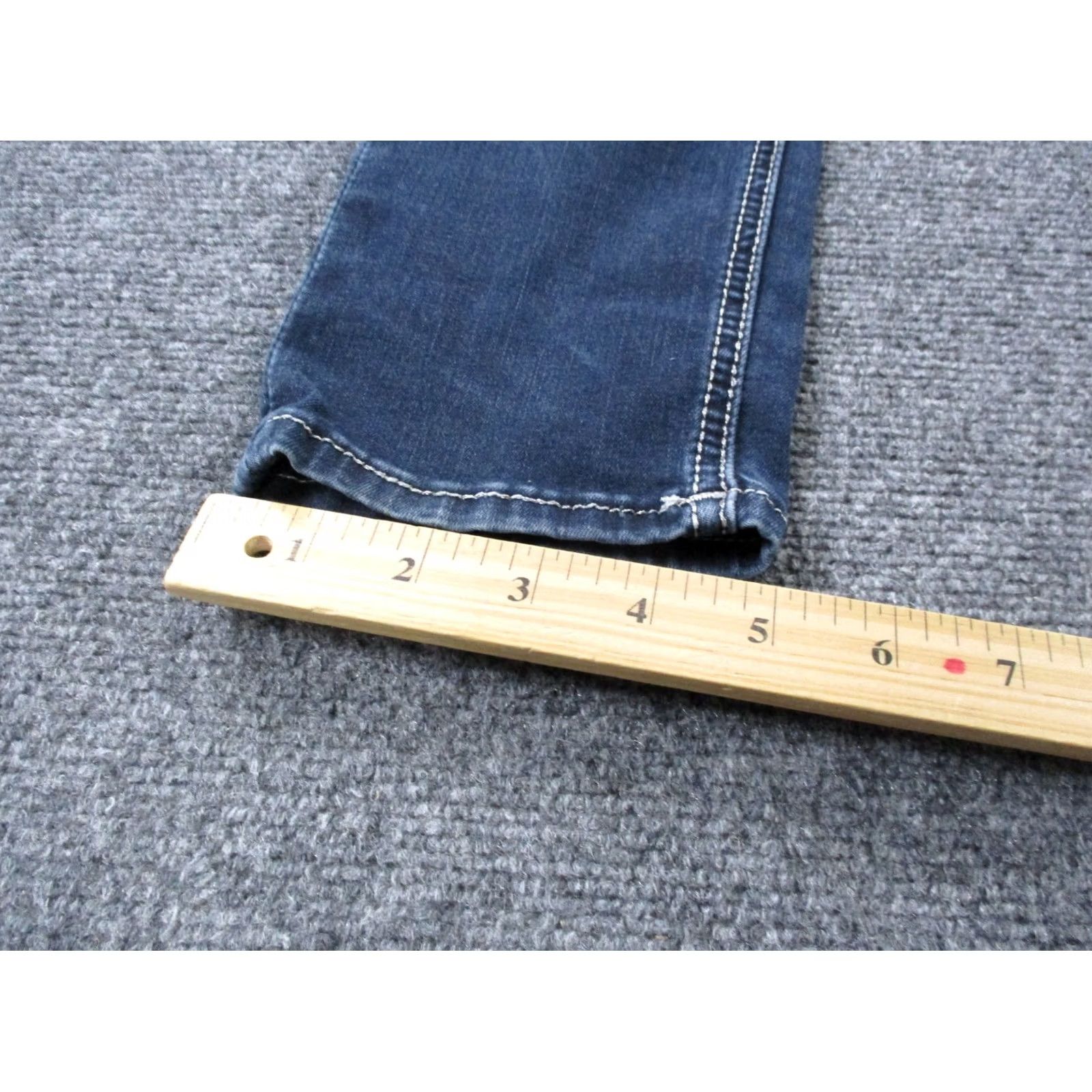 Miss Me Miss Me Jeans Womens 28 Denim Mid Rise Skinny Straight Faded Y2K Casual Stretch Jeans Size 28" / US 6 / IT 42 - 6 Thumbnail
