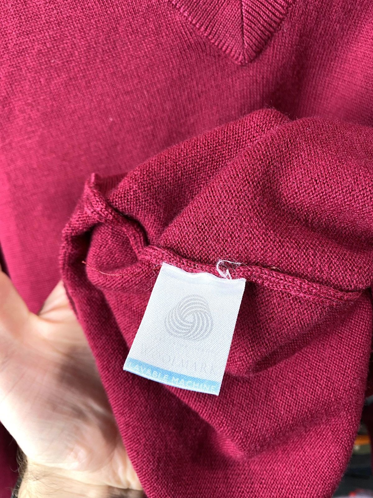 Lacoste 💥90’s Rare! Vintage Lacoste Cardigan Sweater Vneck Knit Size US L / EU 52-54 / 3 - 7 Thumbnail