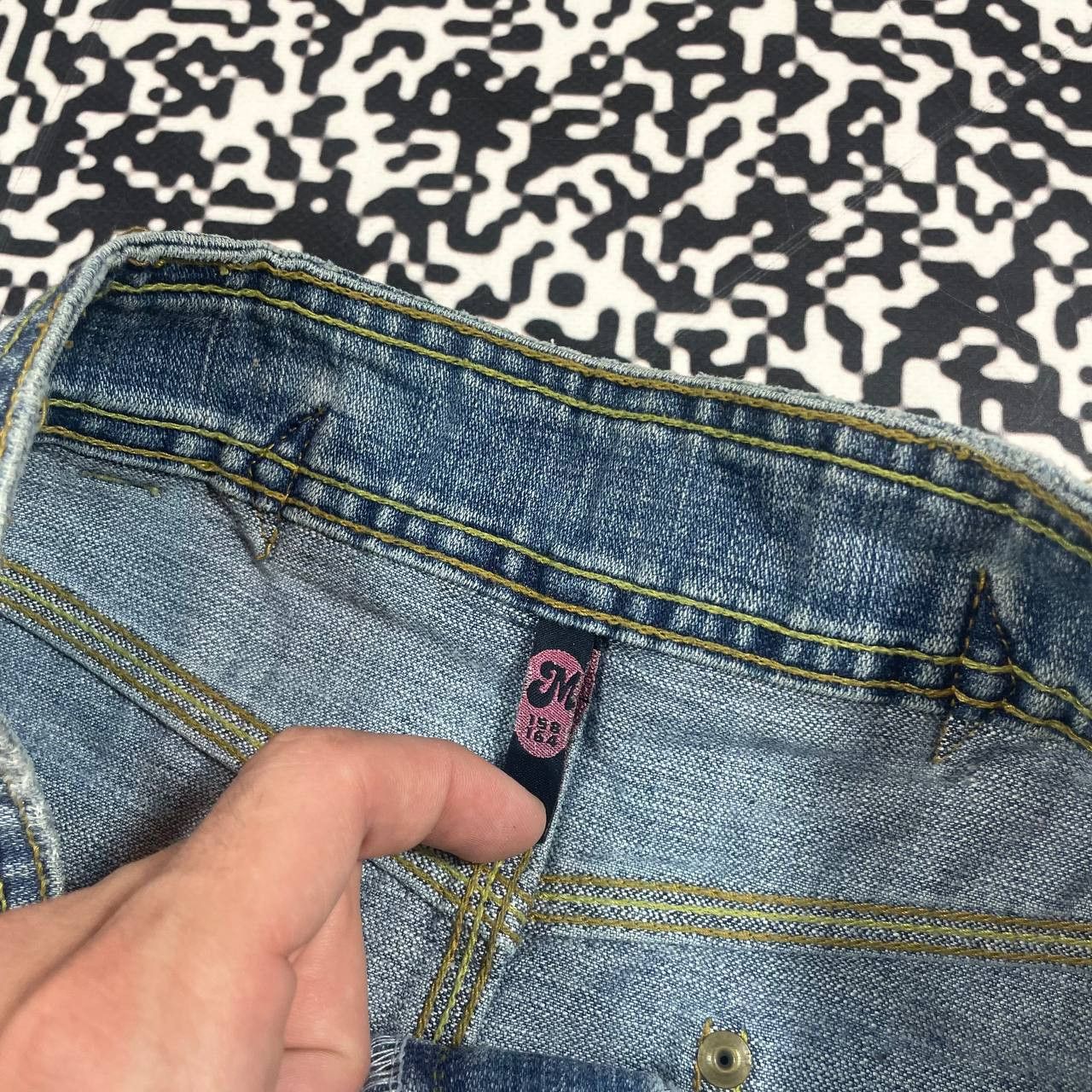 Japanese Brand Vintage Y2K Japanese Style Carpenter Denim Mini Skirt Size 27" / US 4 / IT 40 - 13 Thumbnail