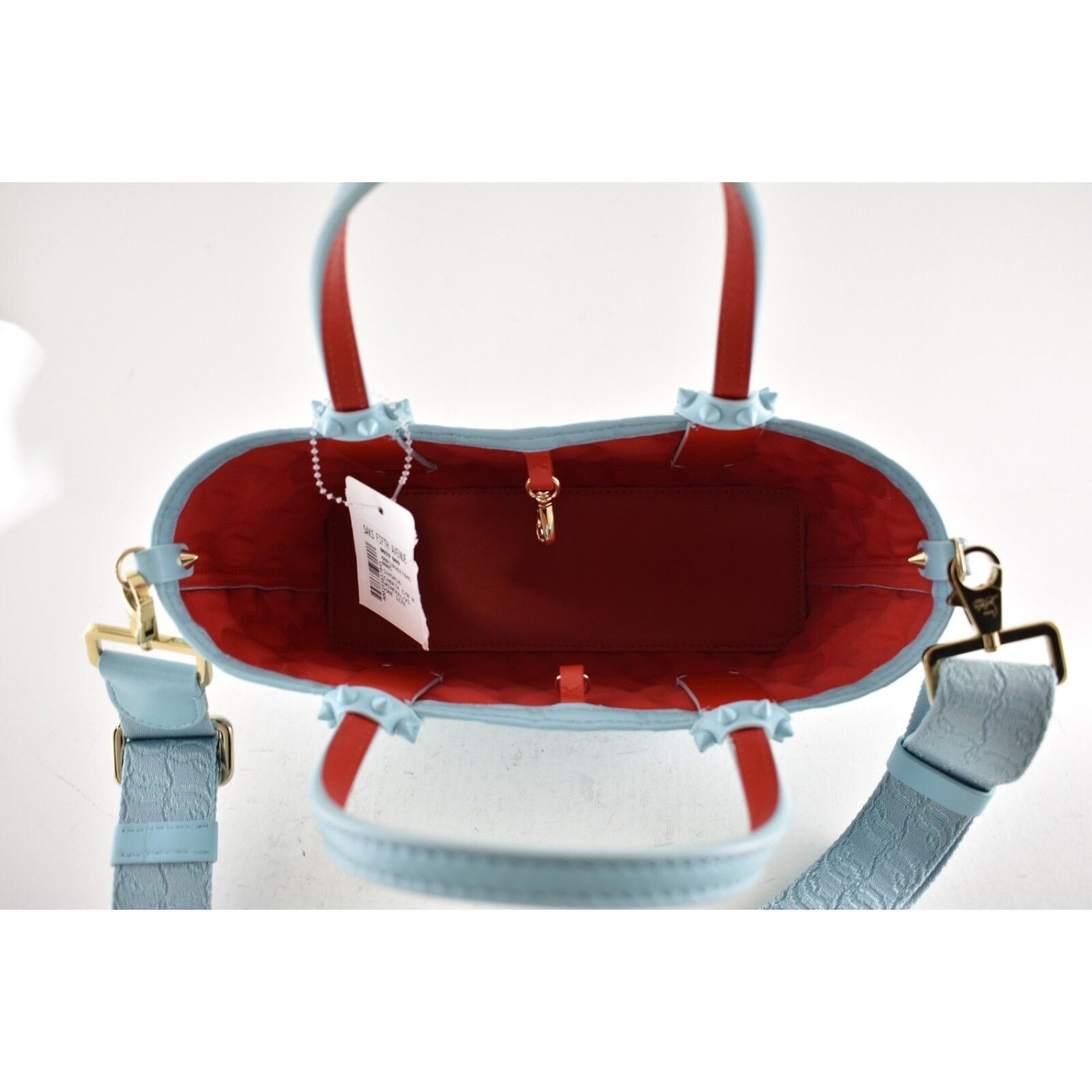 Christian Louboutin Christian Louboutin Cabata Mini Leather Tote Crossbody Bag Size ONE SIZE - 14 Thumbnail