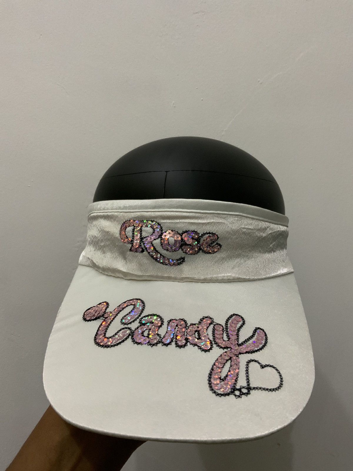 Fashion Victim Candy Rose Avant Garde Visor Hat Size ONE SIZE - 7 Thumbnail