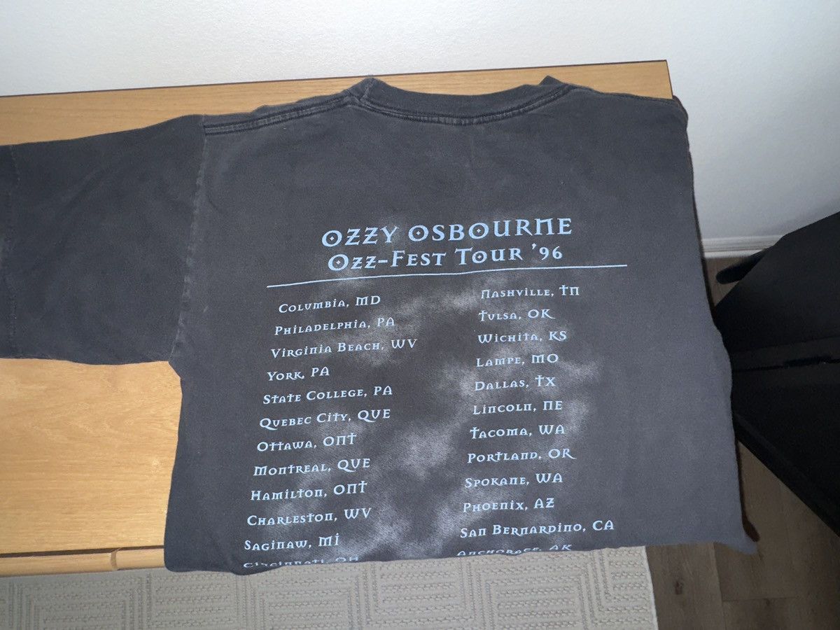Other Vintage Ozzy Osbourne Ozz-Fest 1996 t-shirt Size US L / EU 52-54 / 3 - 4 Thumbnail
