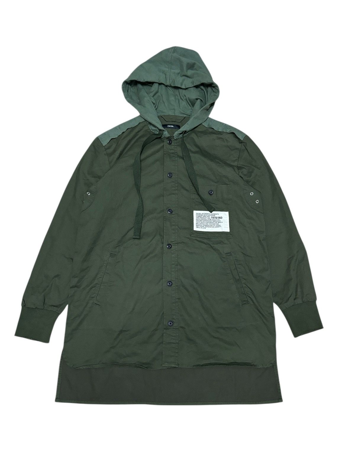 Diesel Diesel Flag Patch Military Parka Jacket Size US M / EU 48-50 / 2 - 3 Thumbnail