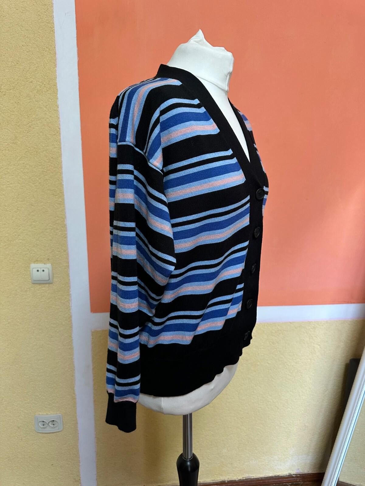 Marni × Uniqlo UNIQLO x MARNI Collaboration Striped Oversized Cardigan SZS Size S / US 4 / IT 40 - 3 Thumbnail