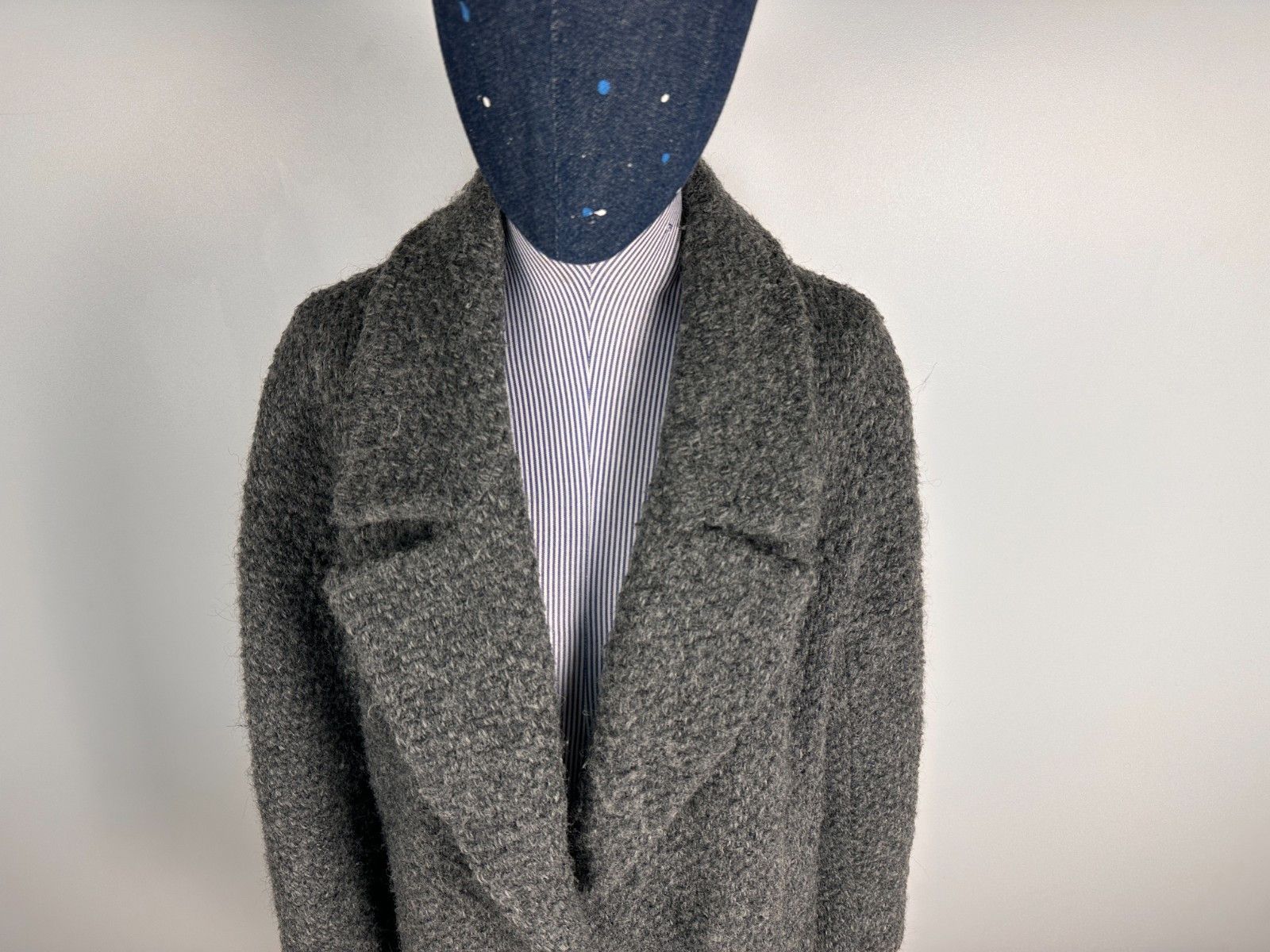 Massimo Dutti Massimo Dutti Wool Unlined Wool Coat Womens Gray Size M Size M / US 6-8 / IT 42-44 - 2 Thumbnail