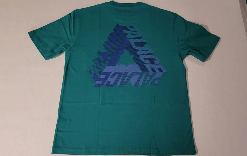 image of Palace P-3D Sea Green Shirt Tri Ferg P3-D Large L Supreme Box Logo, Men's