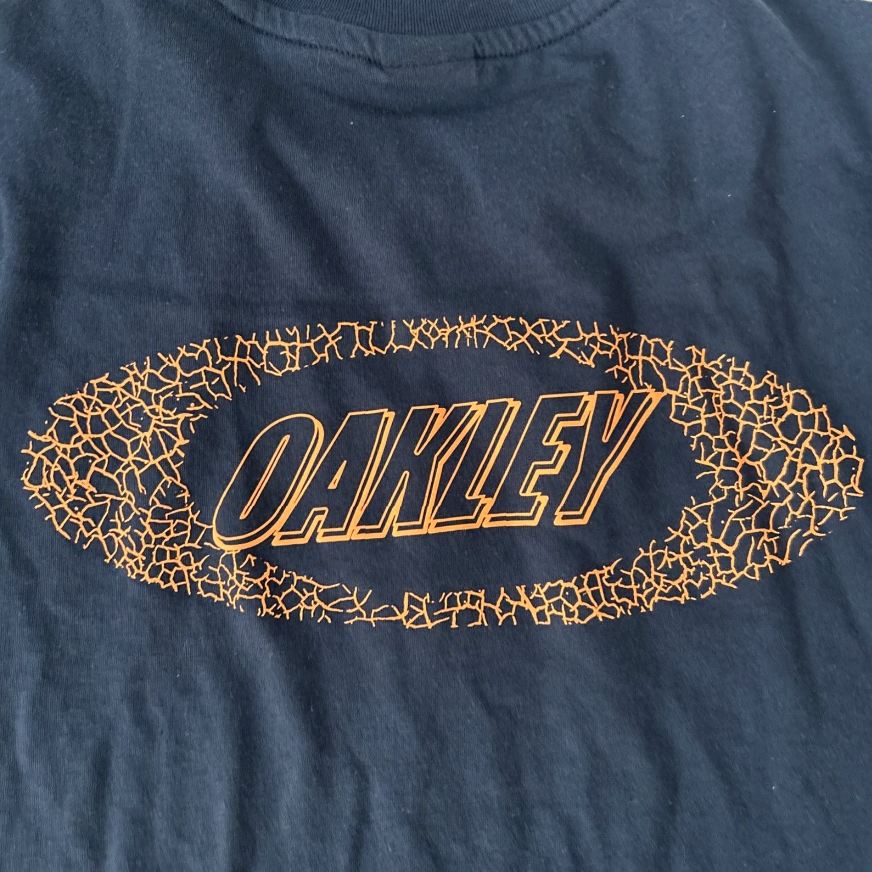 Oakley Oakley T-Shirt Men XS Long Sleeve Ellipse Graphic Blue Size US XS / EU 42 / 0 - 6 Thumbnail