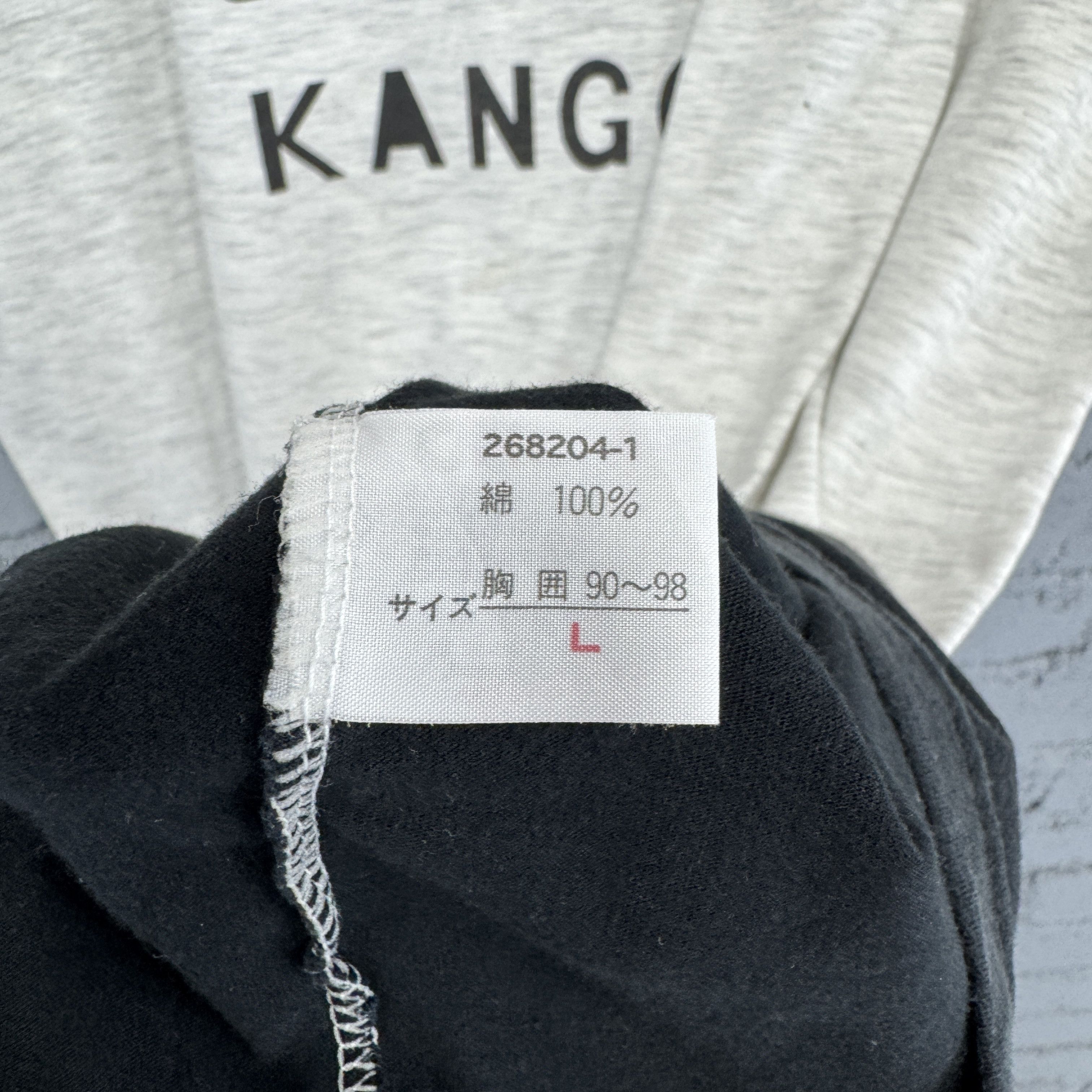 Kangol Vintage 2Tone Kangol Short-sleeve Tshirt Black Kangaroo Logo Size US L / EU 52-54 / 3 - 8 Thumbnail