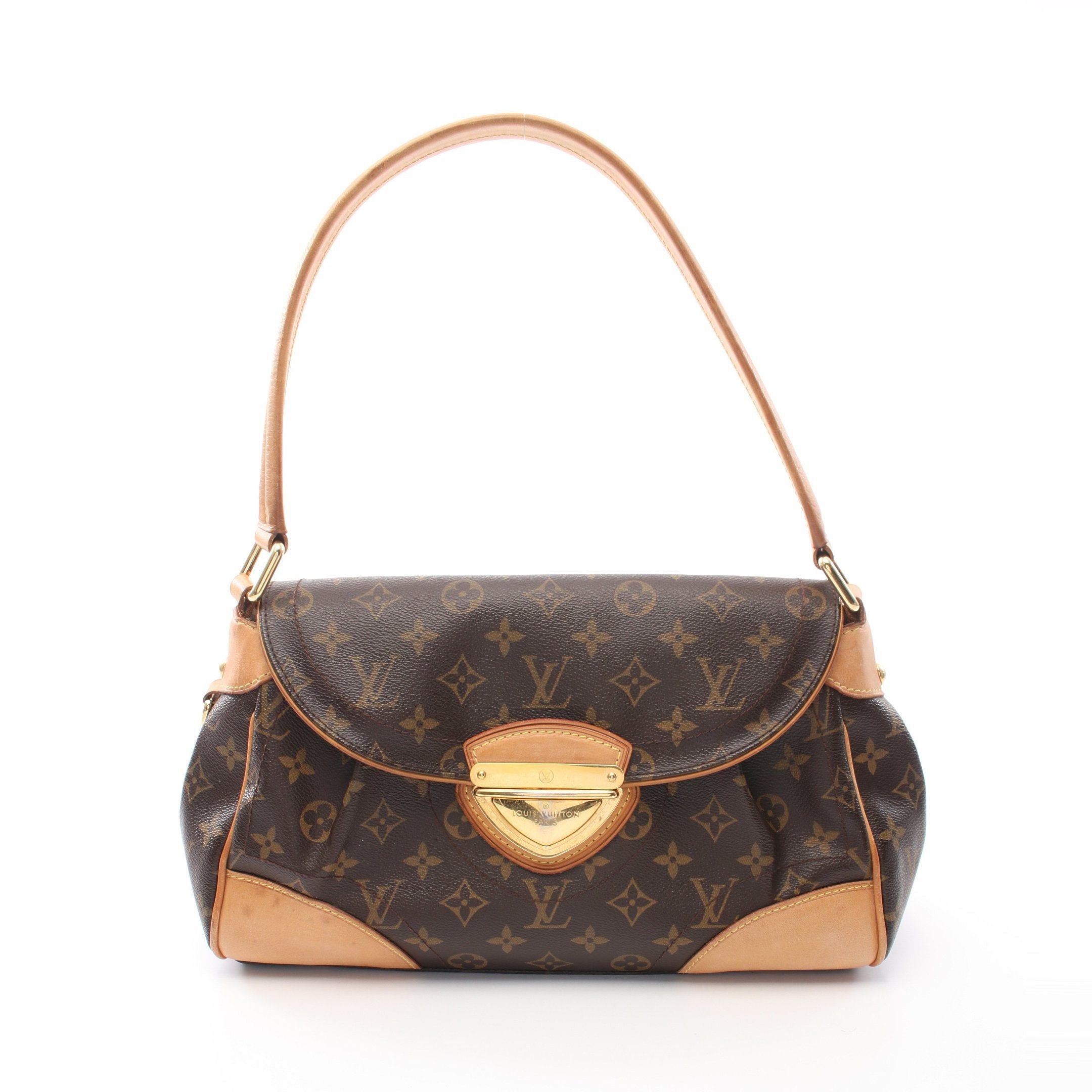 Louis Vuitton Louis Vuitton Beverly Mm Monogram Shoulder Bag Leather Brown Size ONE SIZE - 1 Thumbnail