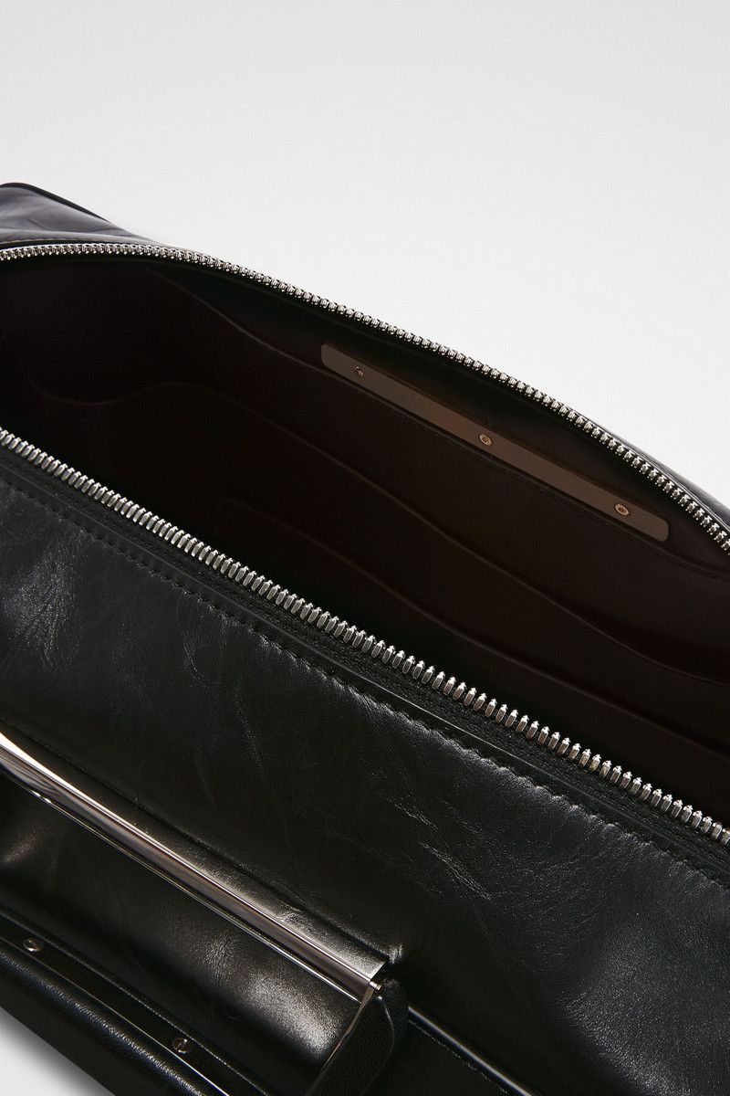 Jil Sander o1loc1c0426 Size:OS/Attache Briefcase in Black Size ONE SIZE - 4 Thumbnail