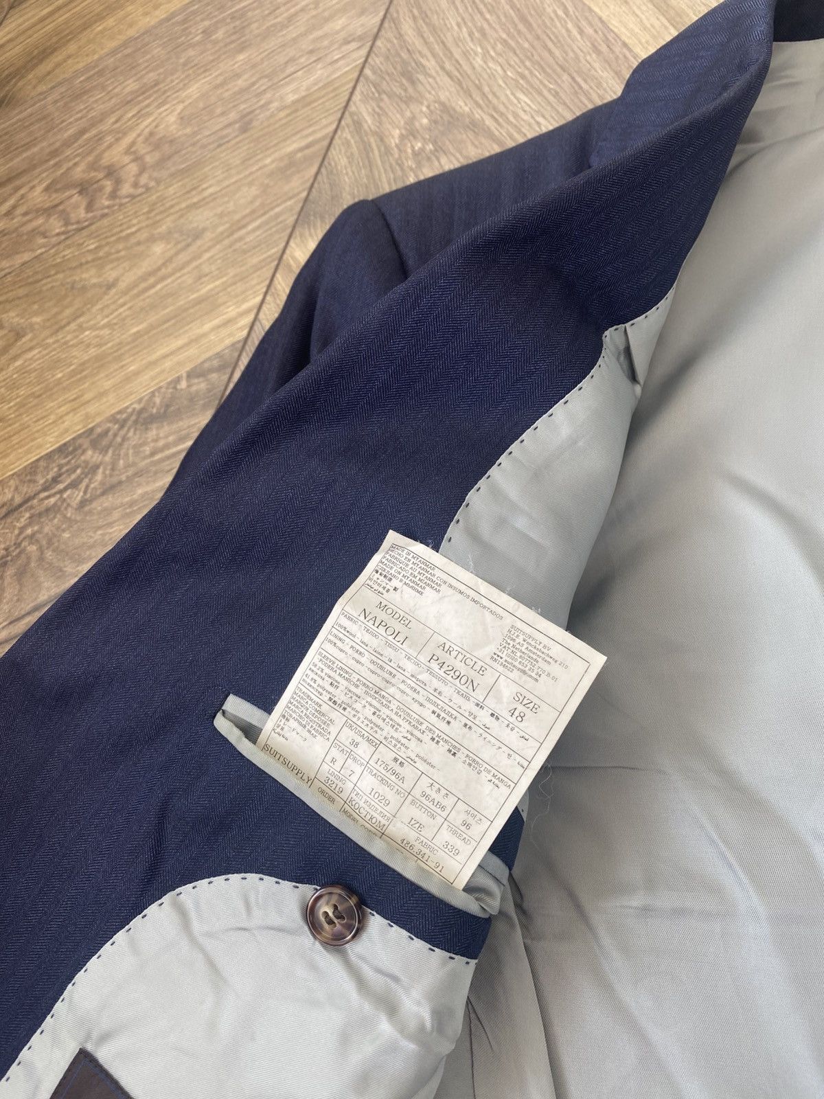 Suitsupply Vintage SuitSupply Napoli Old money style rare suit Size 48R - 9 Thumbnail