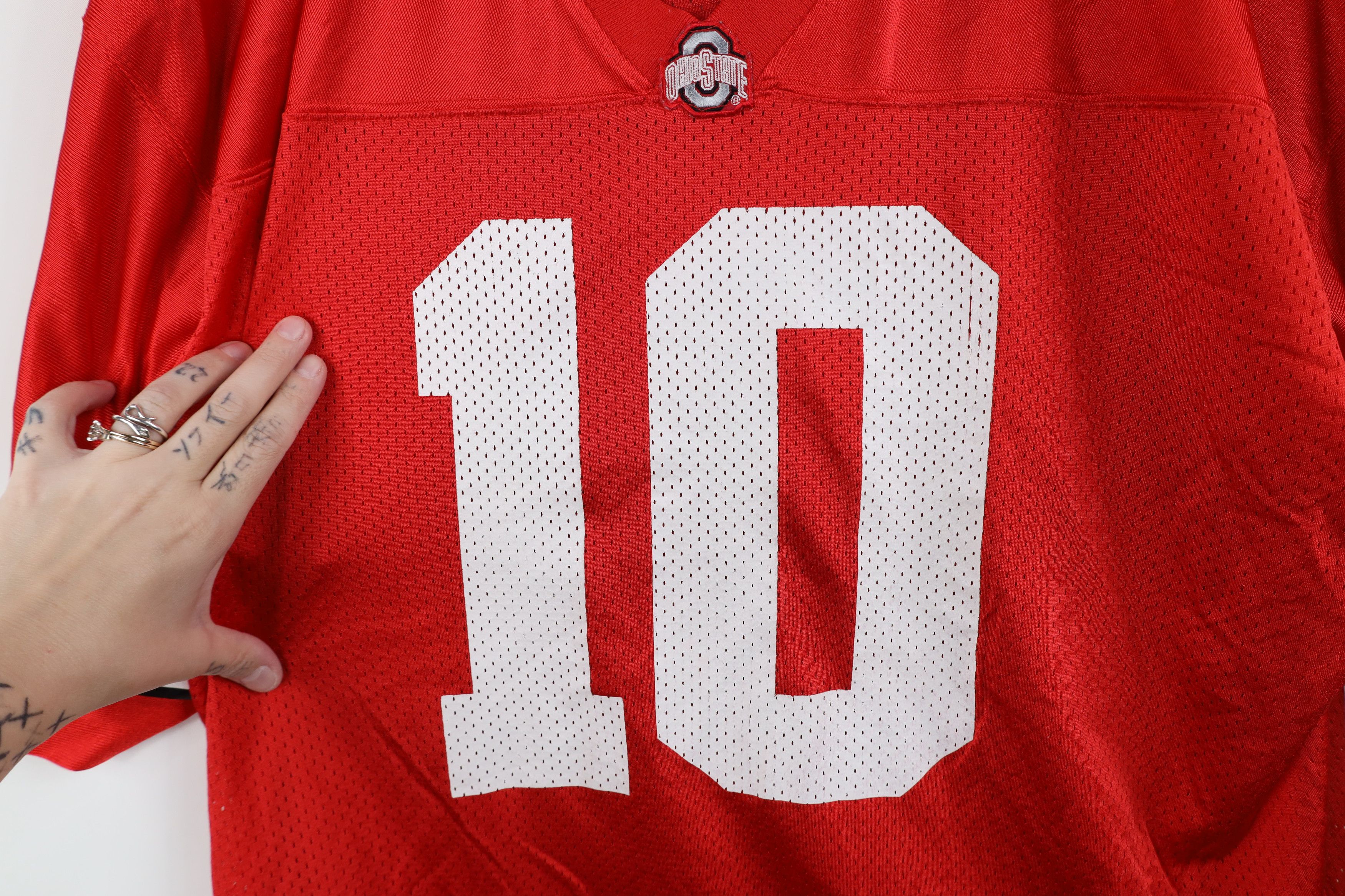 Adidas Vintage 90s Adidas University Football Jersey Red #10 Size US XXL / EU 58 / 5 - 6 Thumbnail