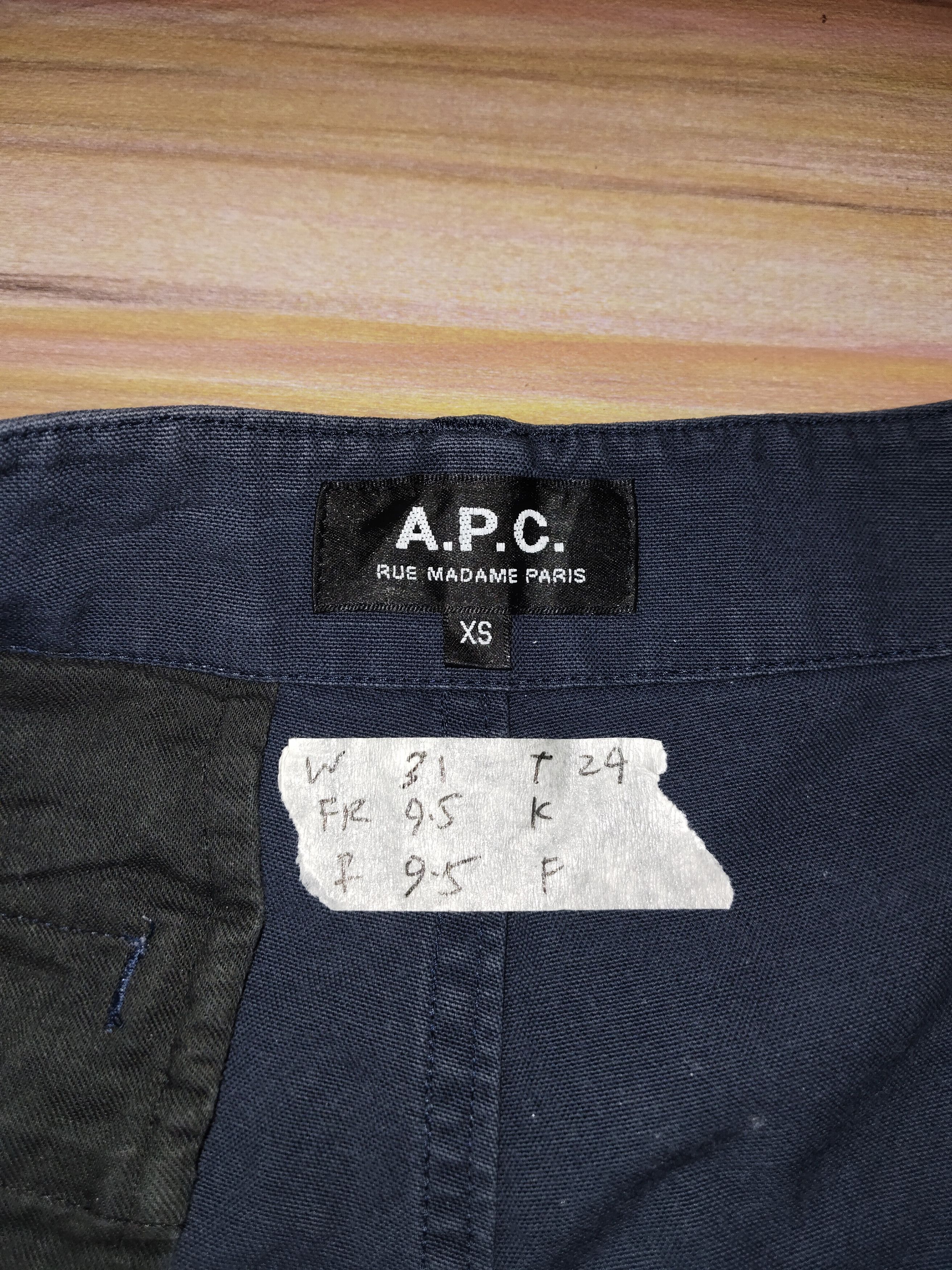 A.P.C. A.P.C Blue Navy Short Size US 31 - 6 Thumbnail