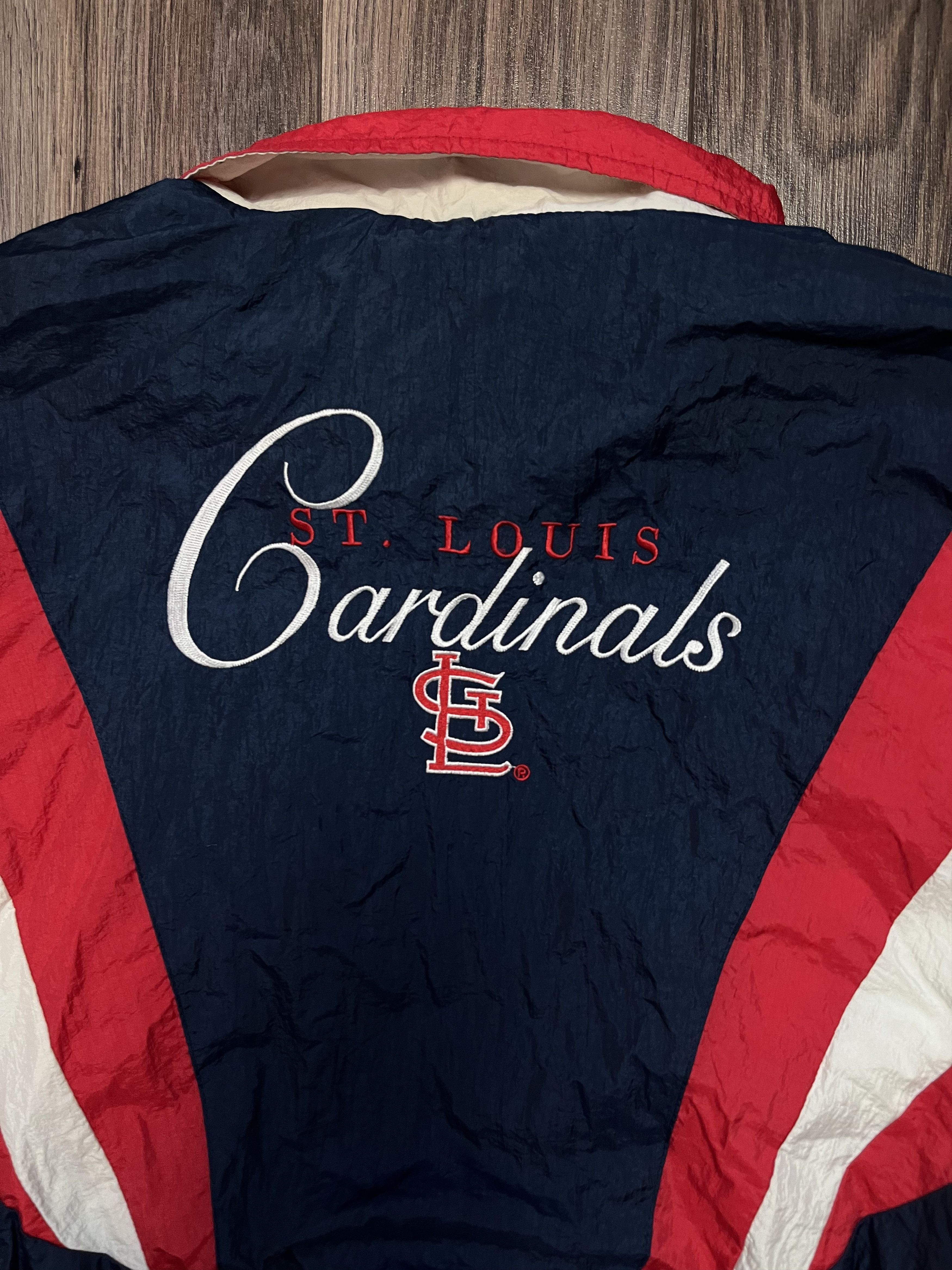 MLB × Vintage Vintage 90s St. Louis Cardinals Retro Jacket Made in Korea Size US XL / EU 56 / 4 - 12 Thumbnail