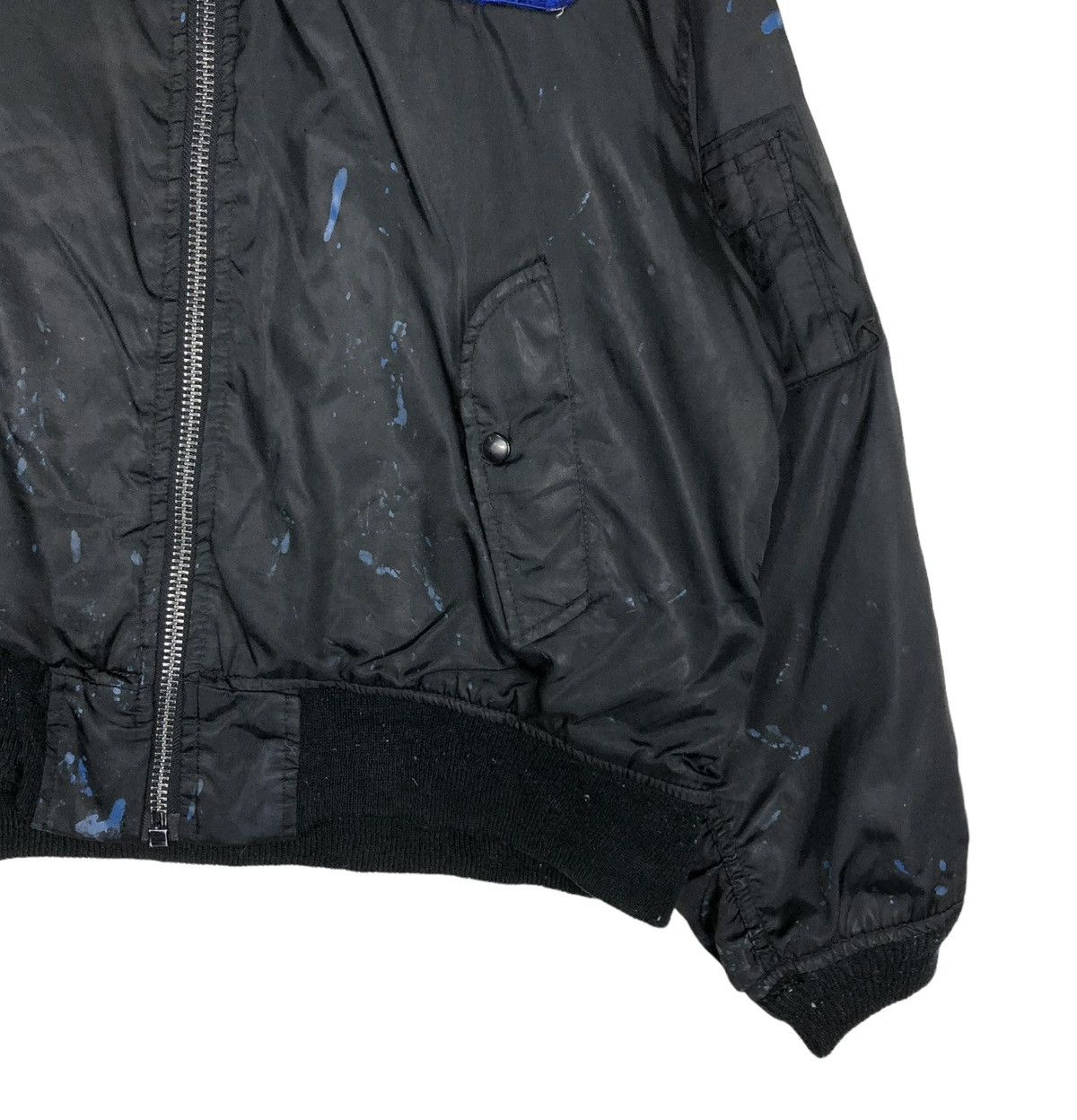 Vintage 🔥VINTAGE BOMBER JACKET MA-1 RACING DUNLOP WAKOS BIG LOGO Size US L / EU 52-54 / 3 - 10 Thumbnail