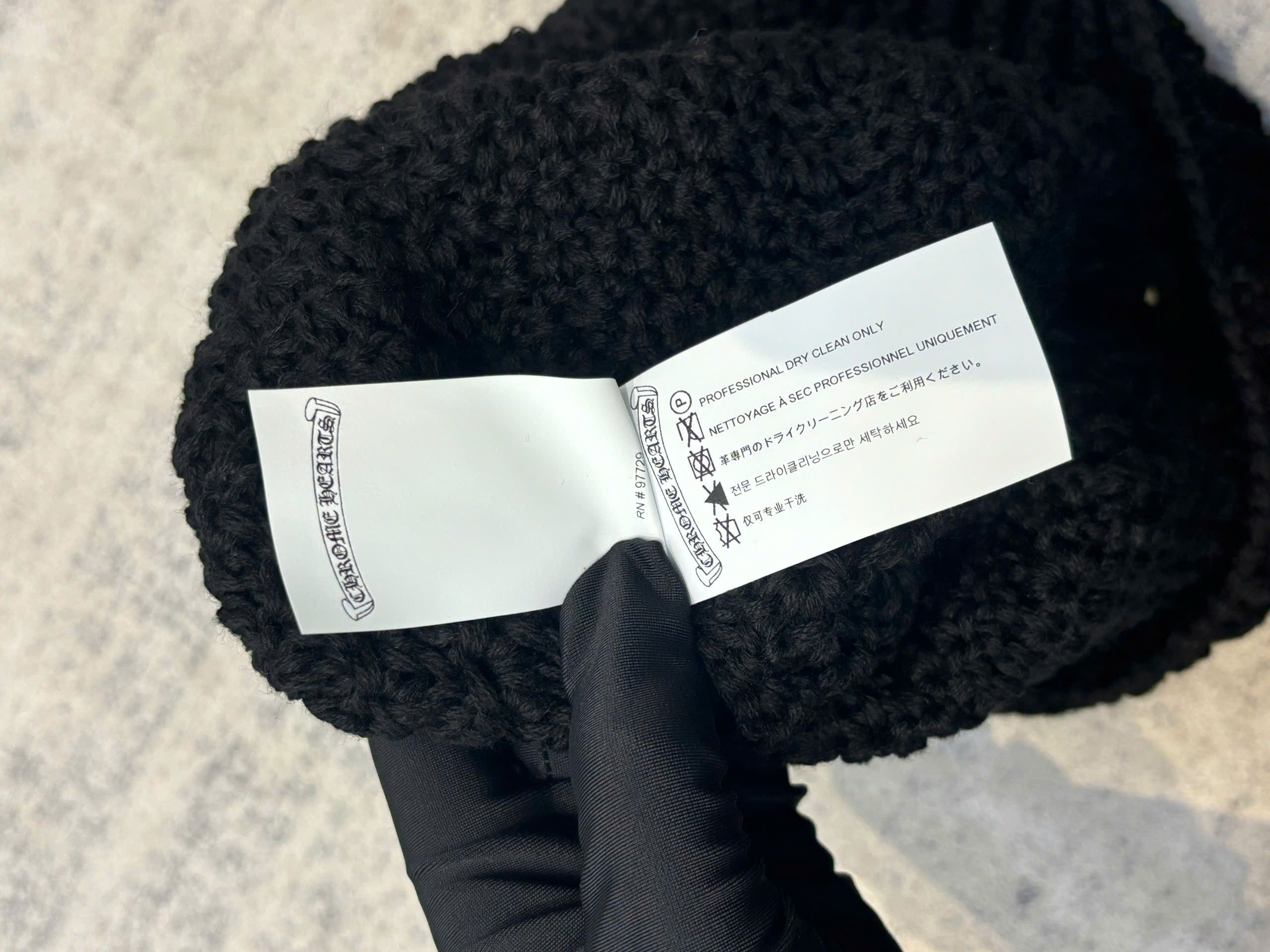 Chrome Hearts CHROME HEARTS Aspen Cross Patch Cashmere Beanie Size ONE SIZE - 7 Thumbnail