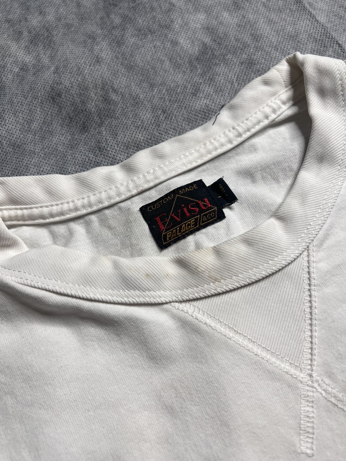 Evisu × Palace PALACE EVISU HEART T-SHIRT (WHITE) Size US L / EU 52-54 / 3 - 8 Thumbnail