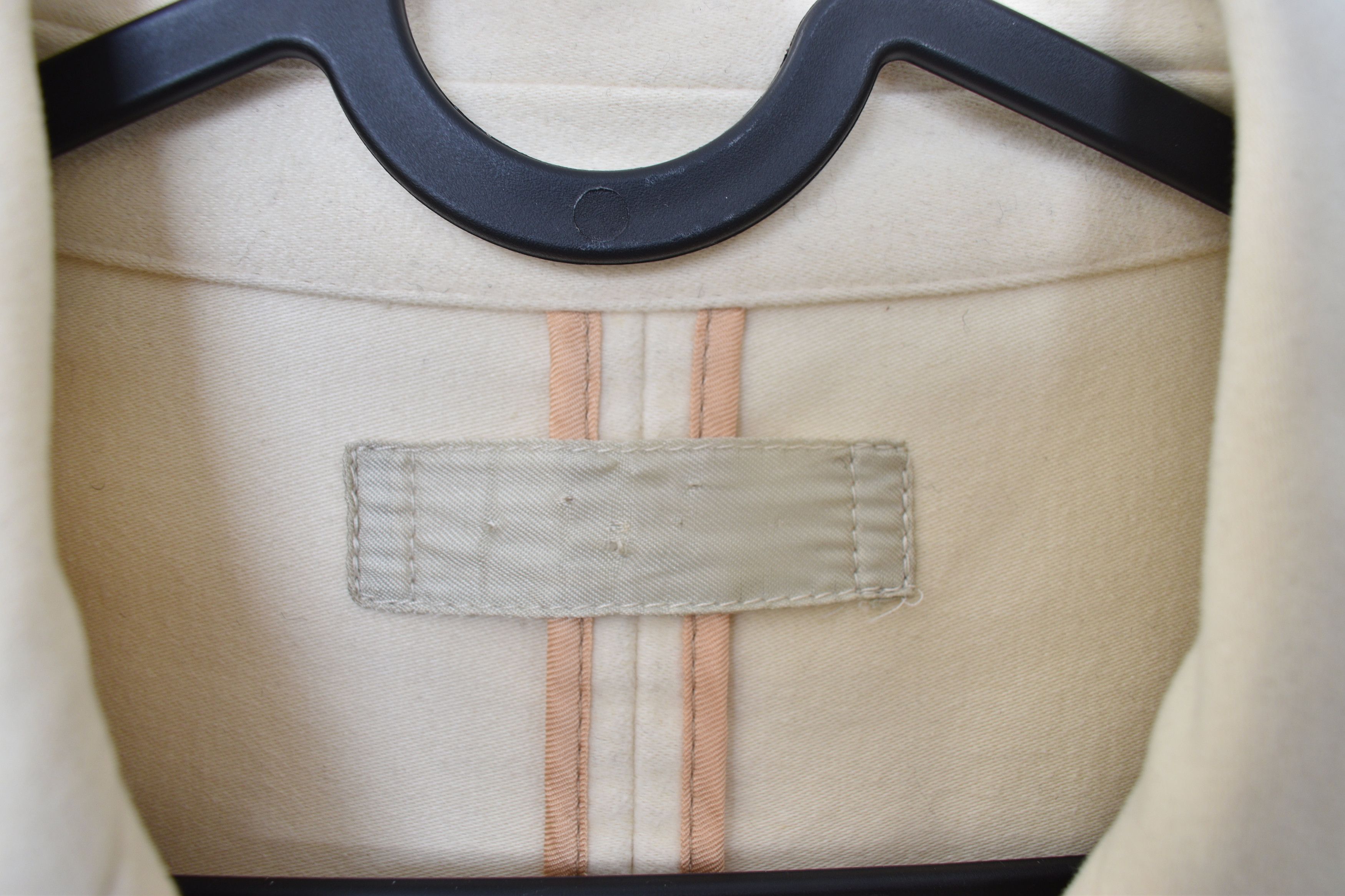 Helmut Lang Helmut Lang AW99 Cream Double Breasted Coat Jacket Size US S / EU 44-46 / 1 - 3 Thumbnail