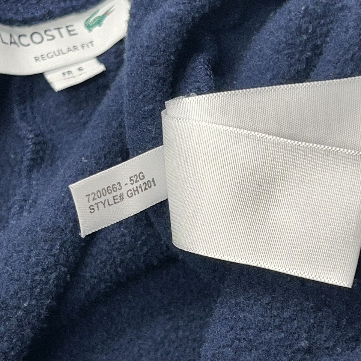 Lacoste Lacoste Sweat Shorts Blue Stripe Letter Logo Navy Drawstring Size US 36 / EU 52 - 9 Thumbnail